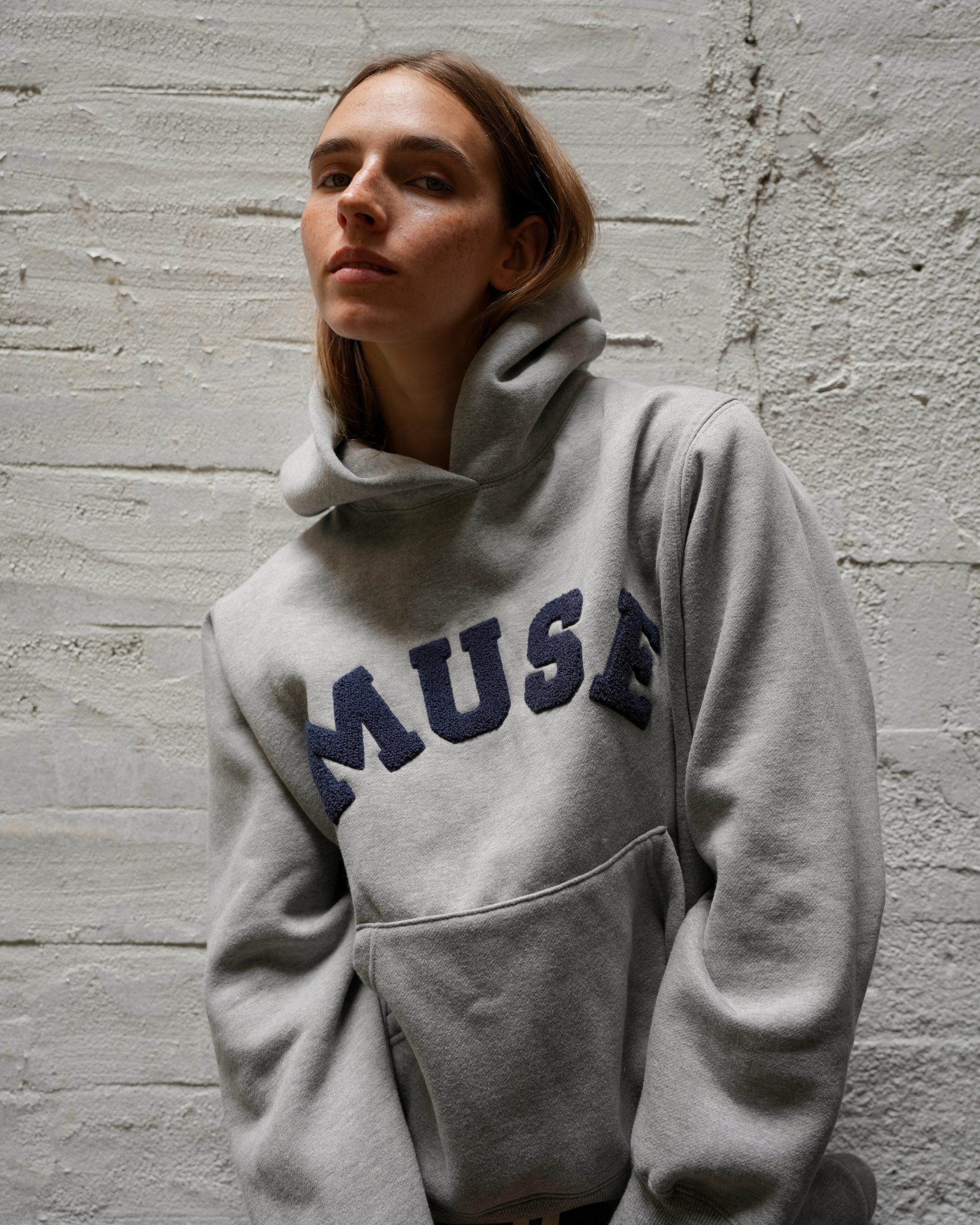 Heavyweight Chenille Hoodie - Campus Heather