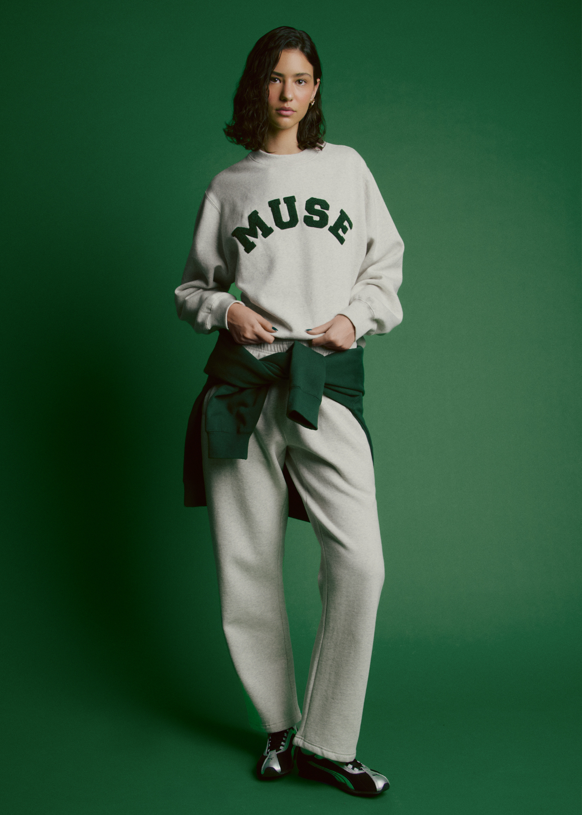 Heavyweight Chenille Sweatshirt - Alabaster