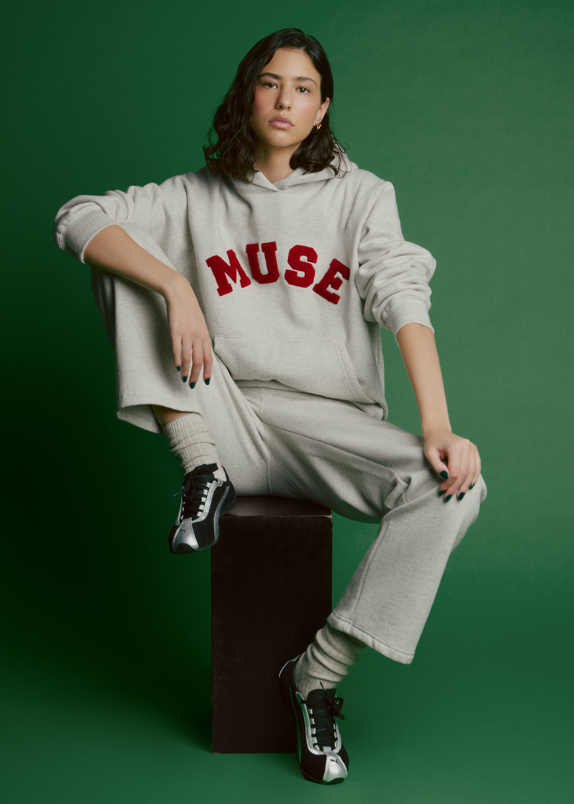 Heavyweight Chenille Hoodie - Alabaster