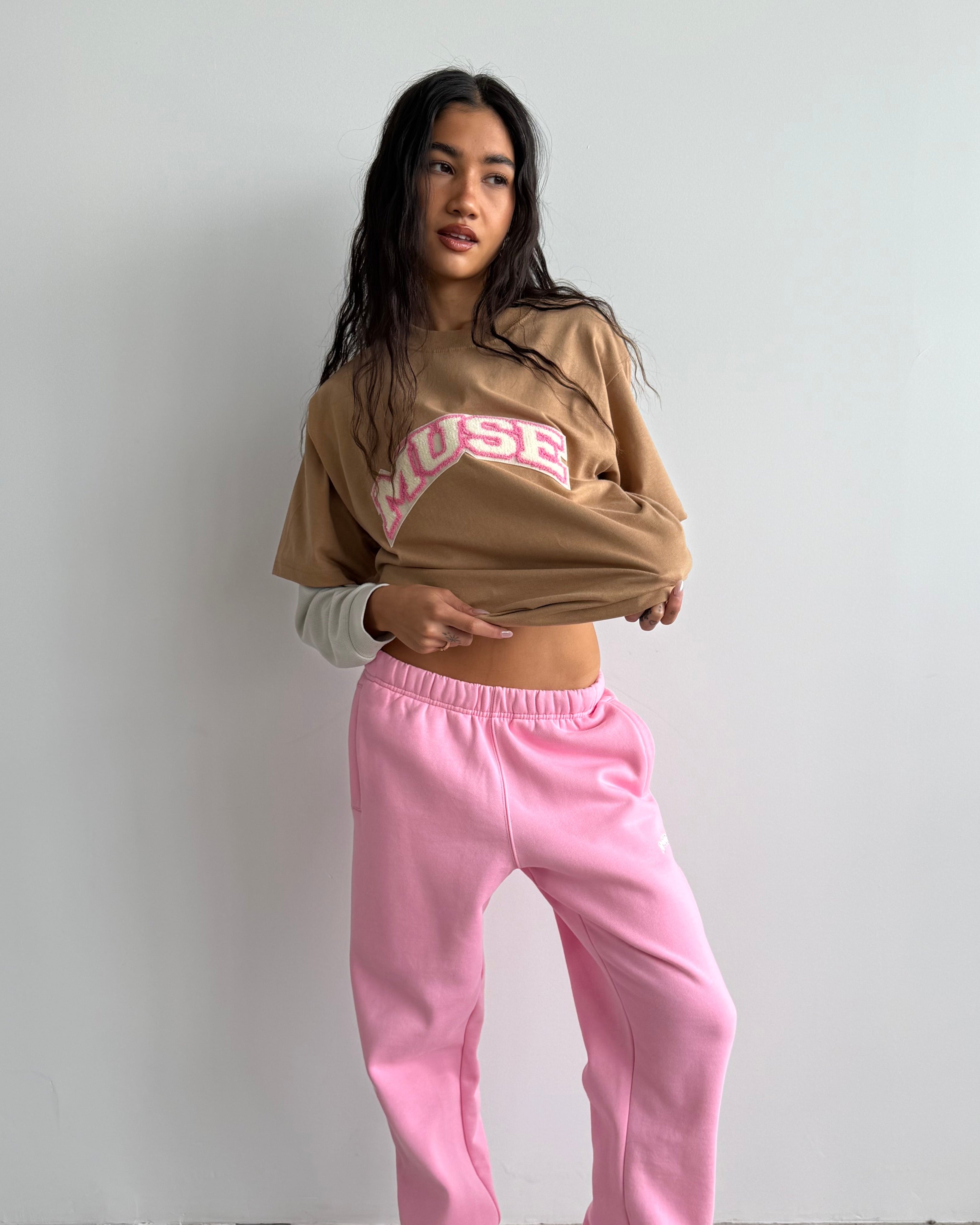Cotton Chenille T-shirt - Candy