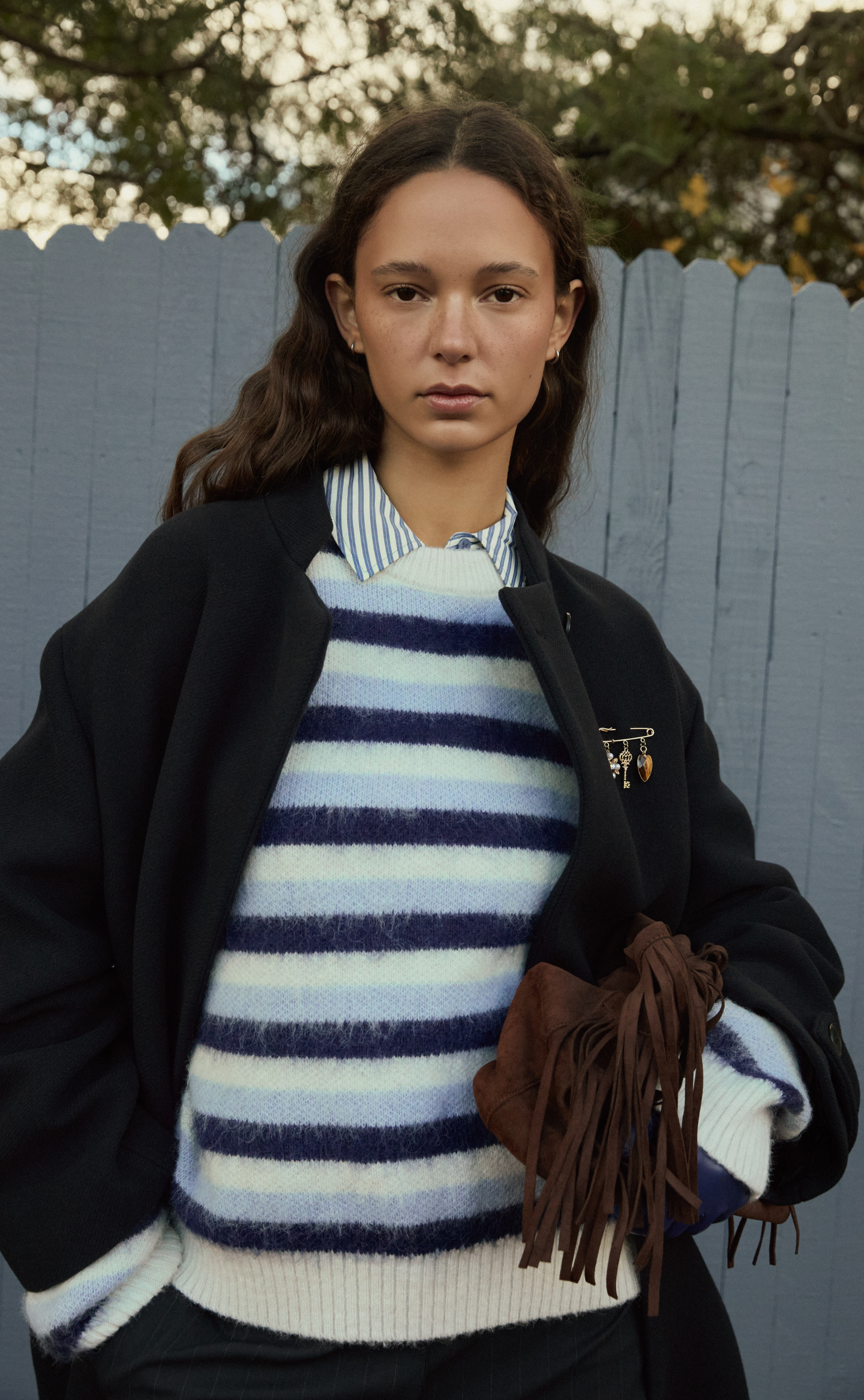 Knit sweater - Neige Stripe