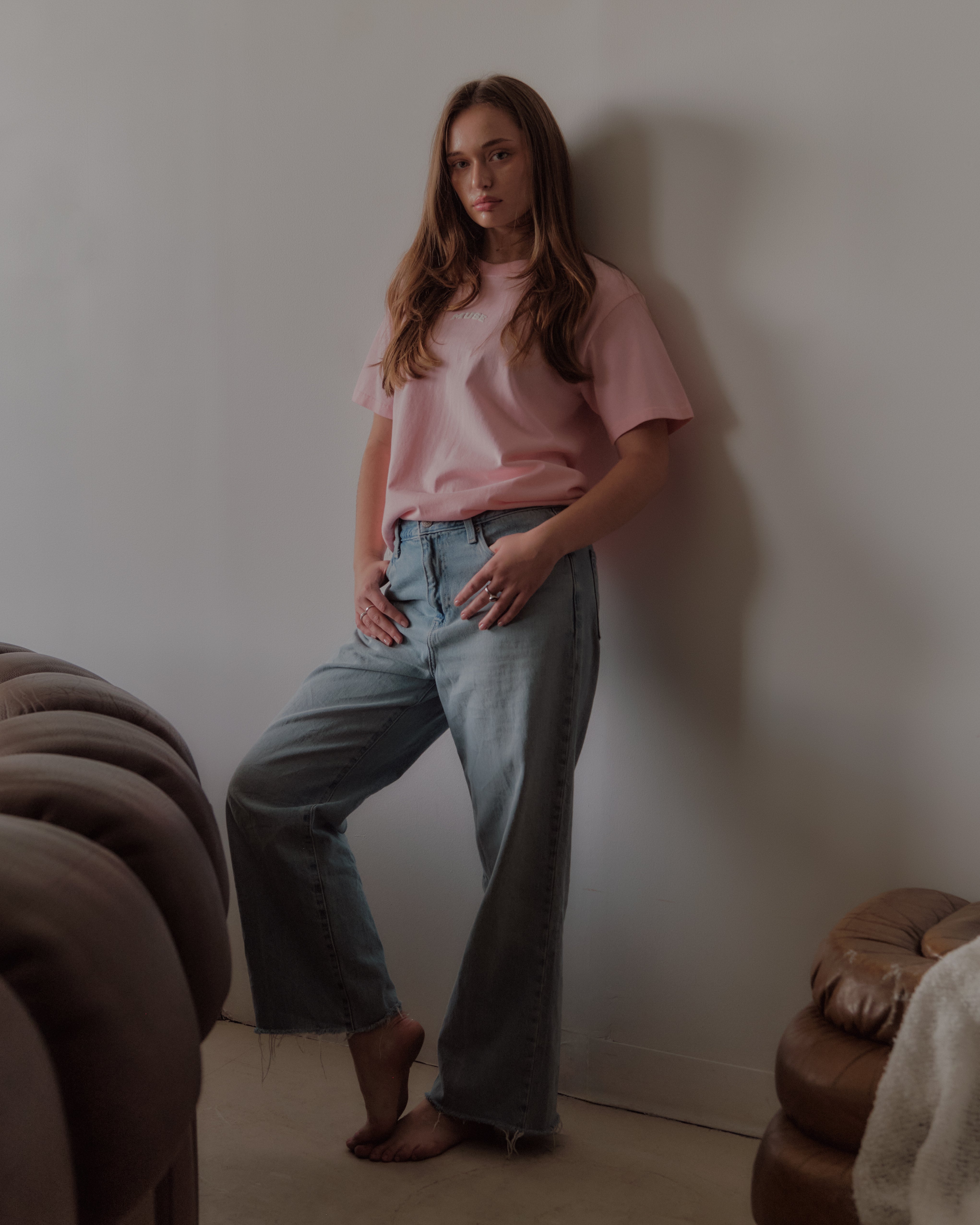 OG Mini Tee - Light Pink