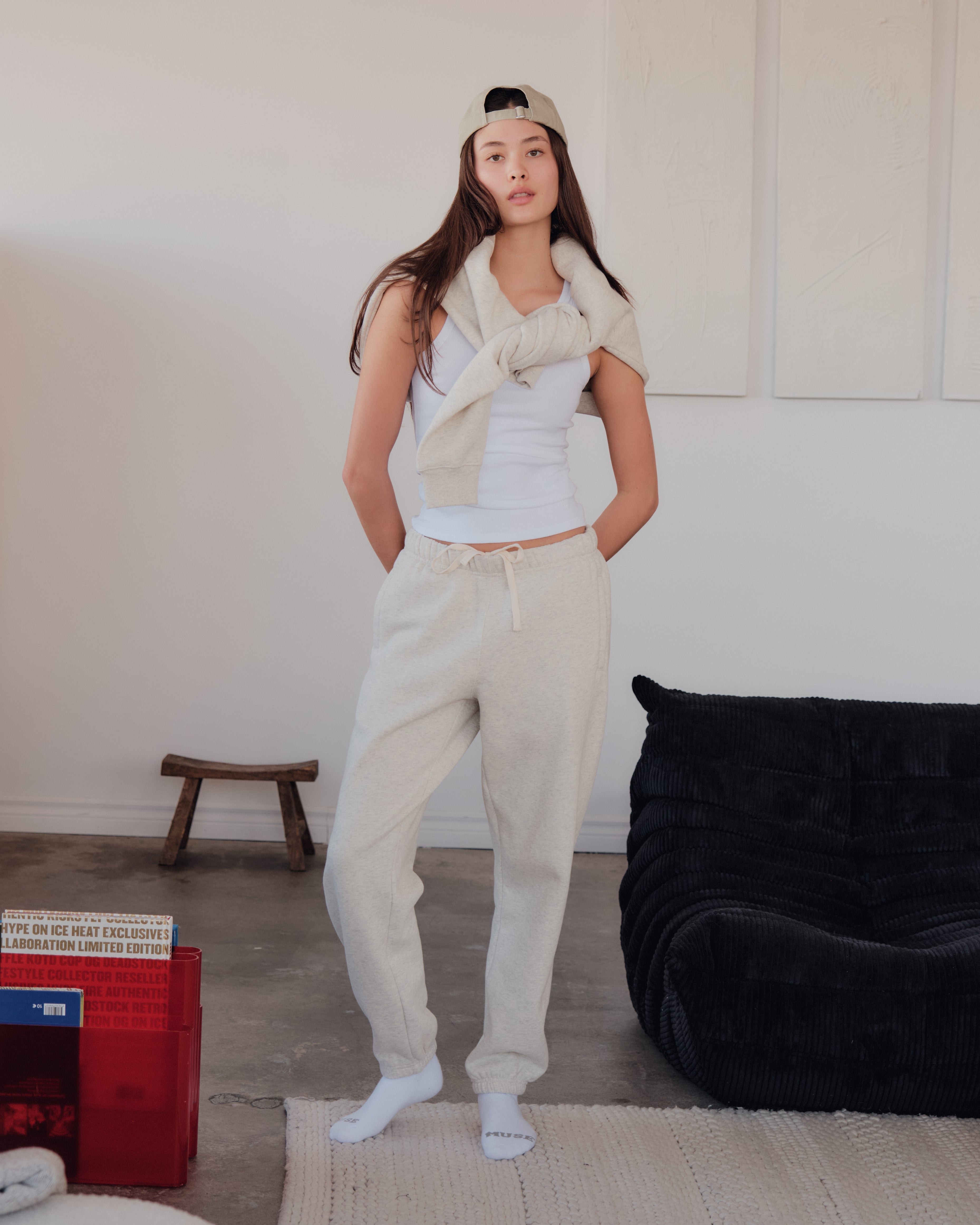 Heavyweight Joggers - Ash Pine