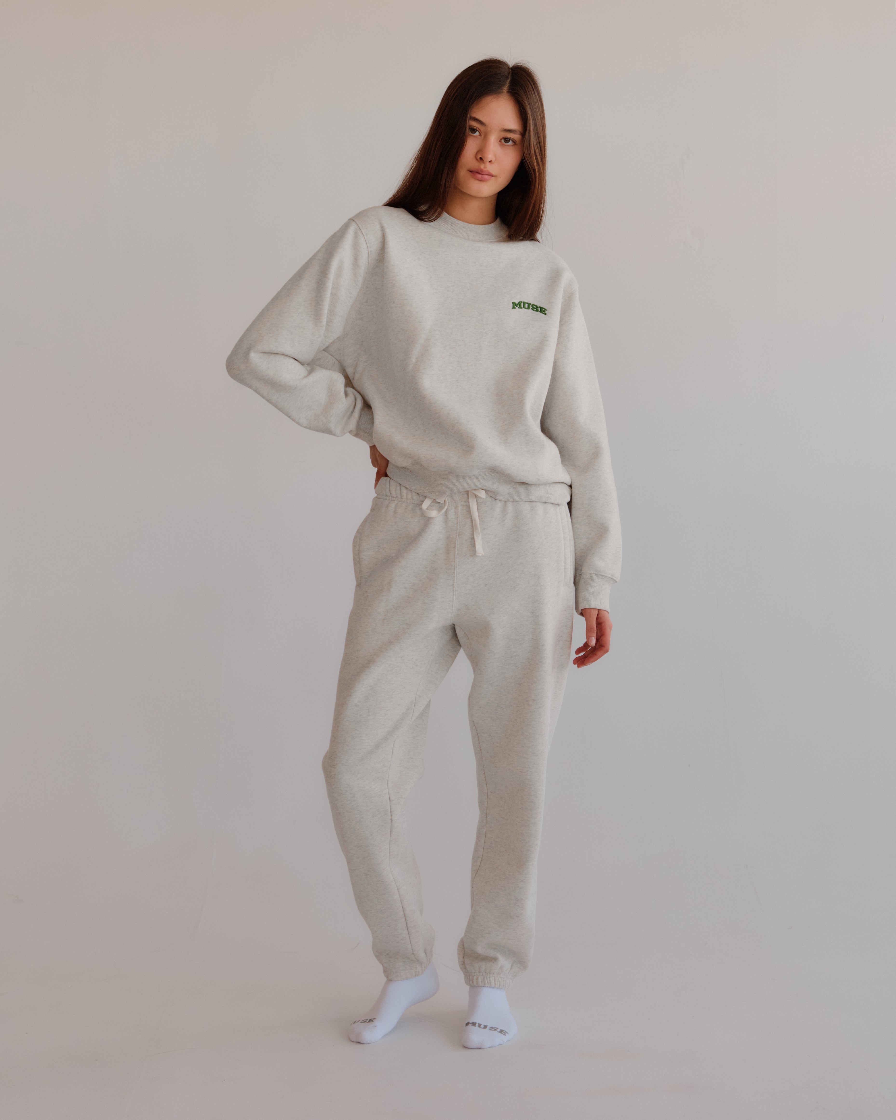 Heavyweight Joggers - Ash Pine