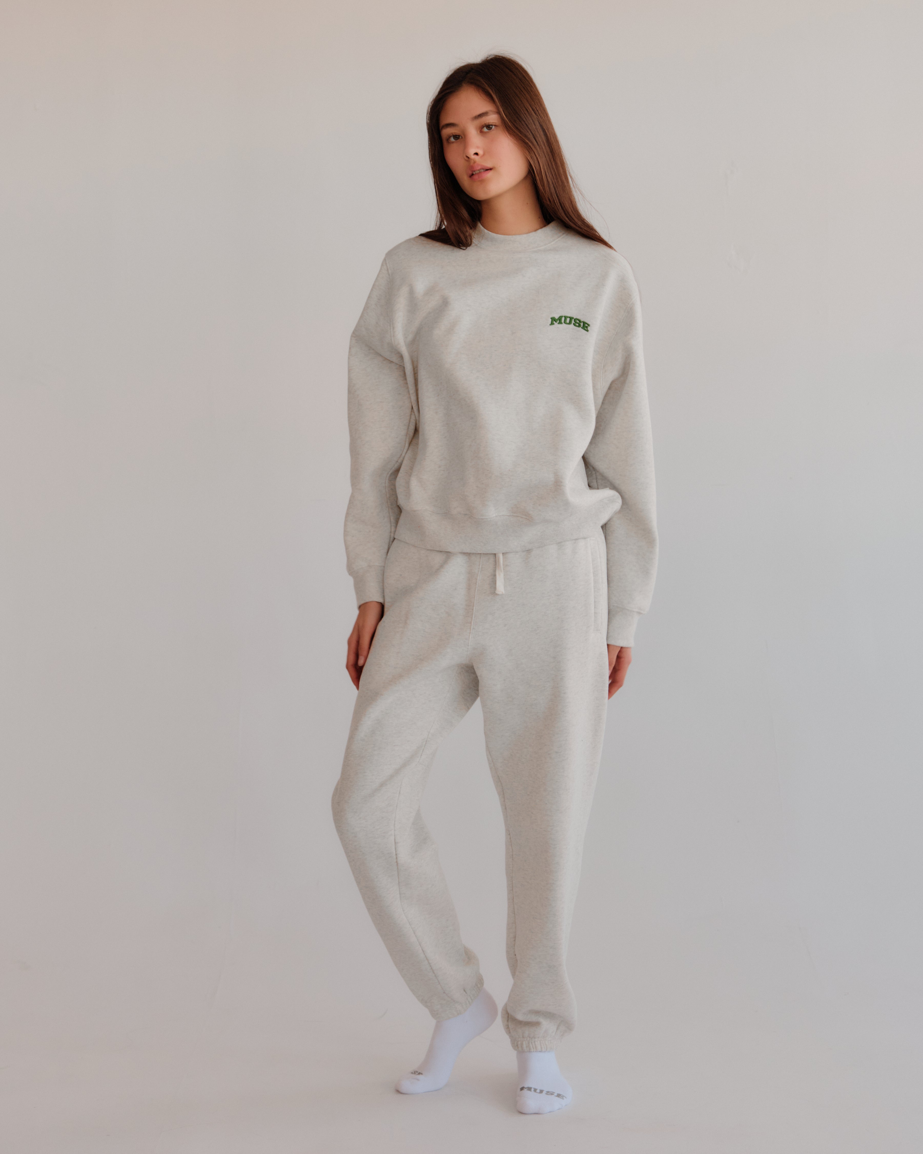 Heavyweight Joggers - Ash Pine