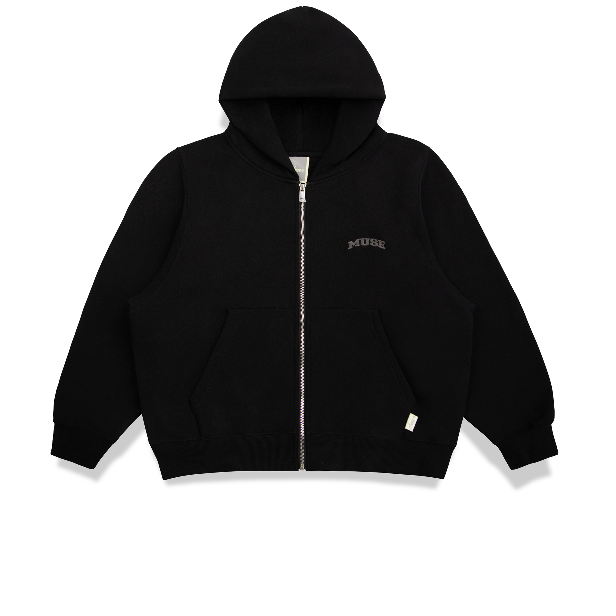 MUSINSA公式 | YOUHEE YOUHEE RIBBON HOOD ZIP-UP CHARCOAL