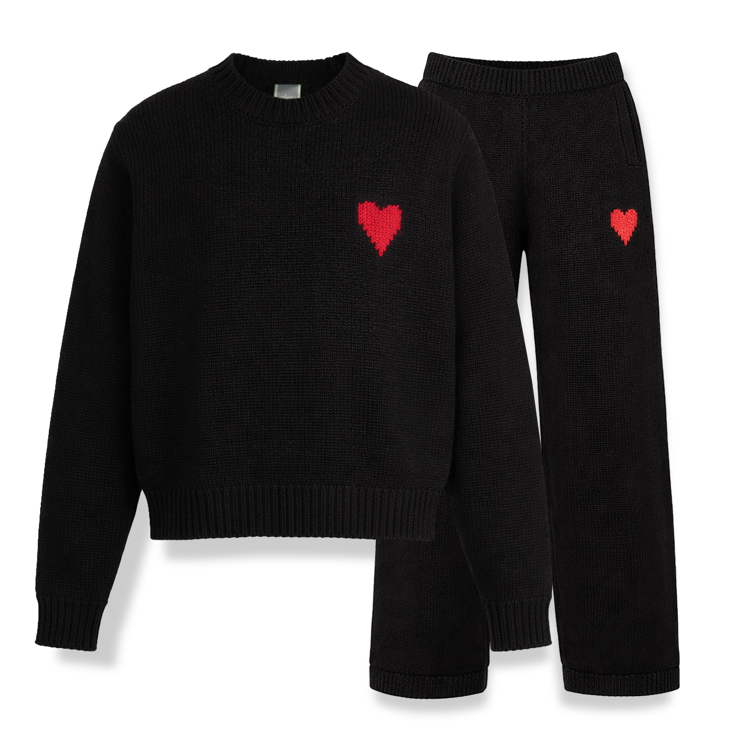 Heavy Knit Set - Red Ace