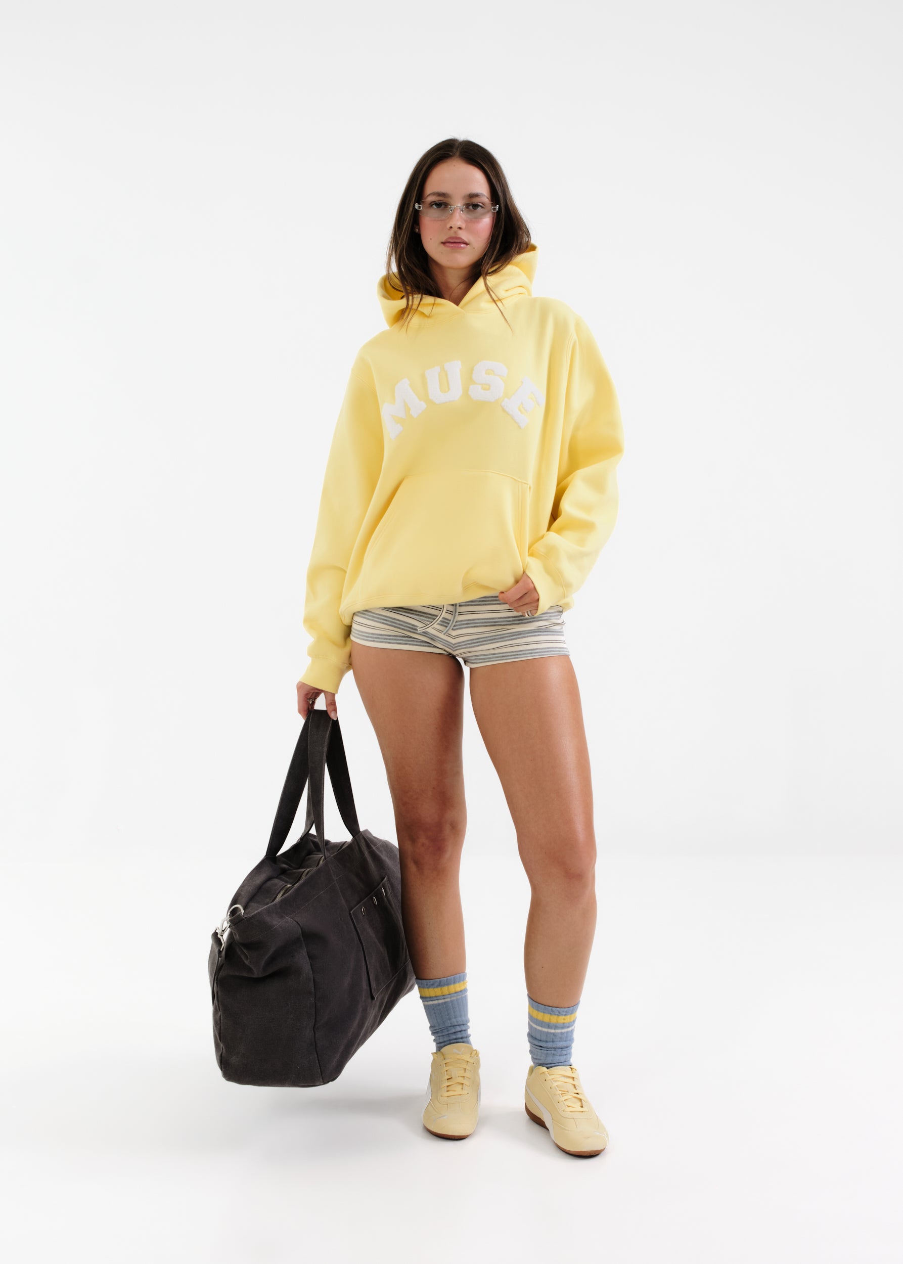 Heavyweight Chenille Hoodie - Butter Cream