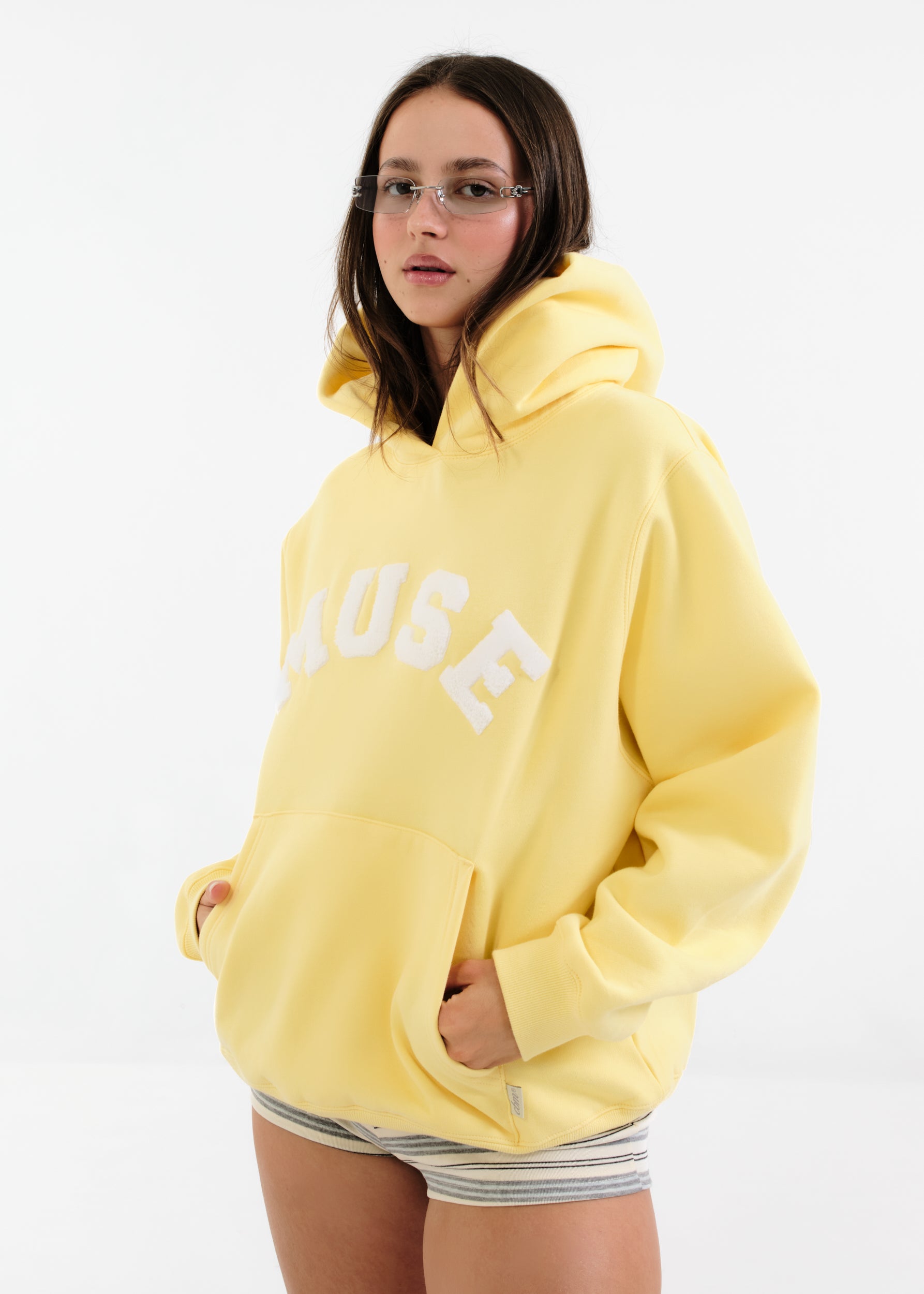 Heavyweight Chenille Hoodie - Butter Cream