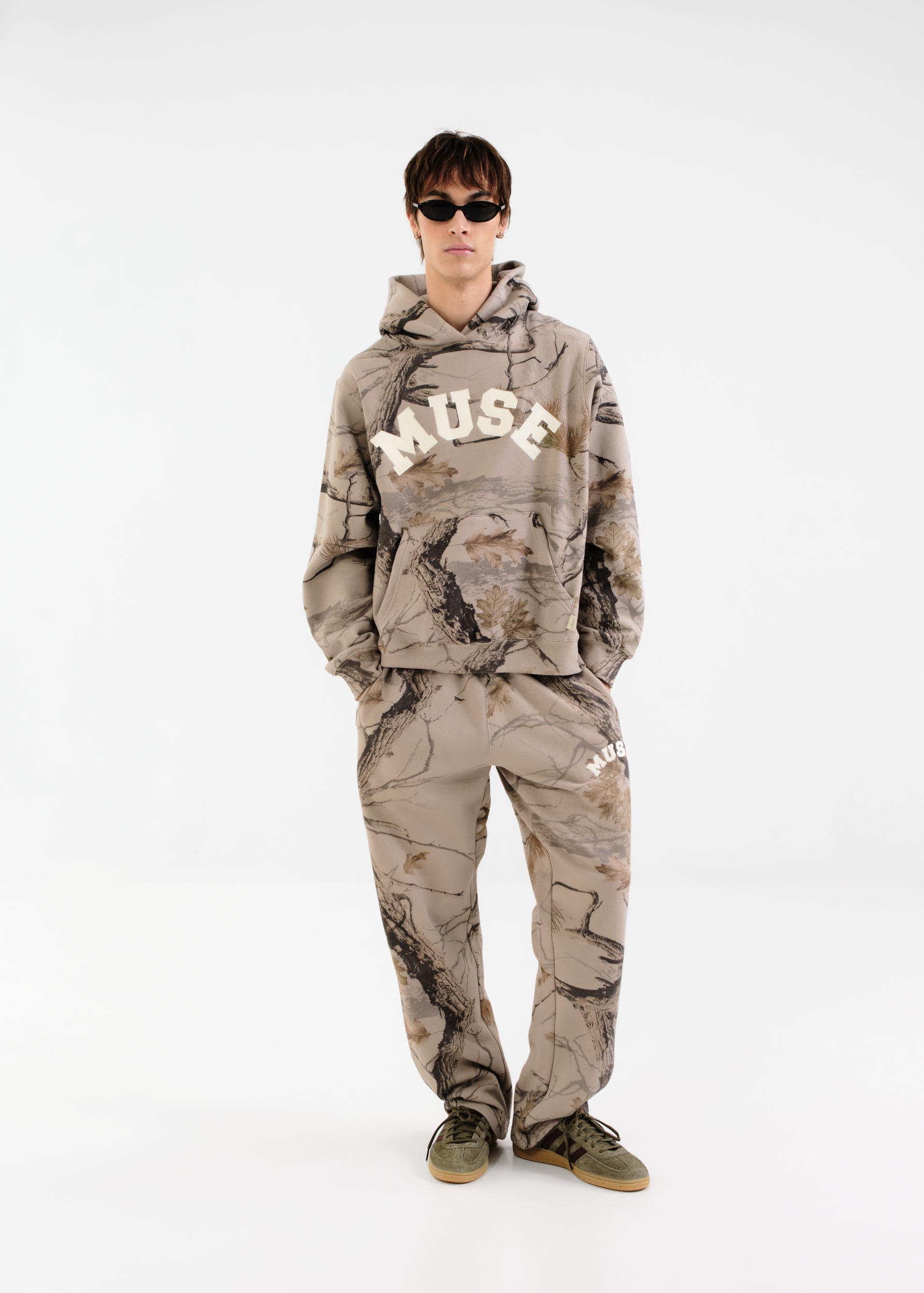 Heavyweight Camo Joggers - Canyon