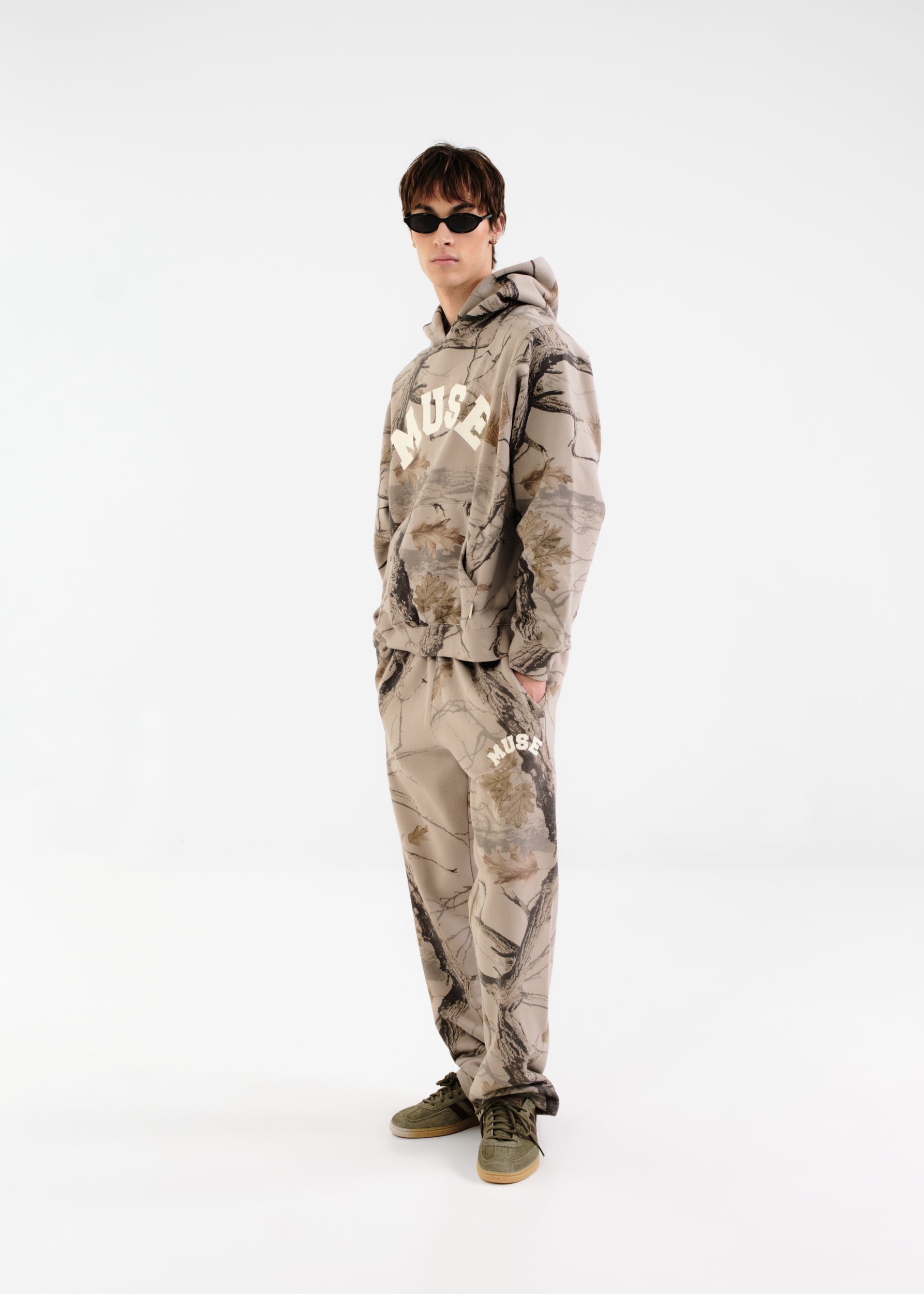 Heavyweight Camo Joggers - Canyon