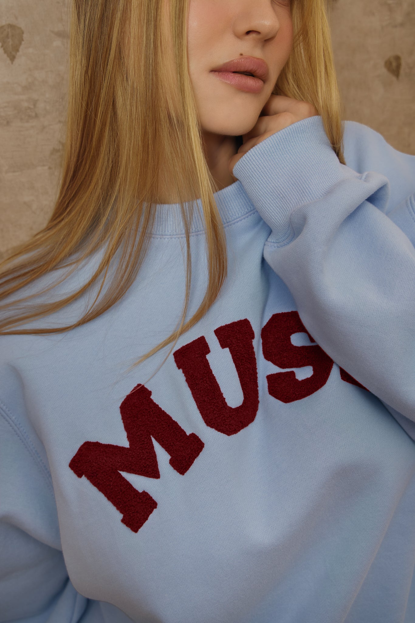 Heavyweight Chenille Sweatshirt - Blizzard