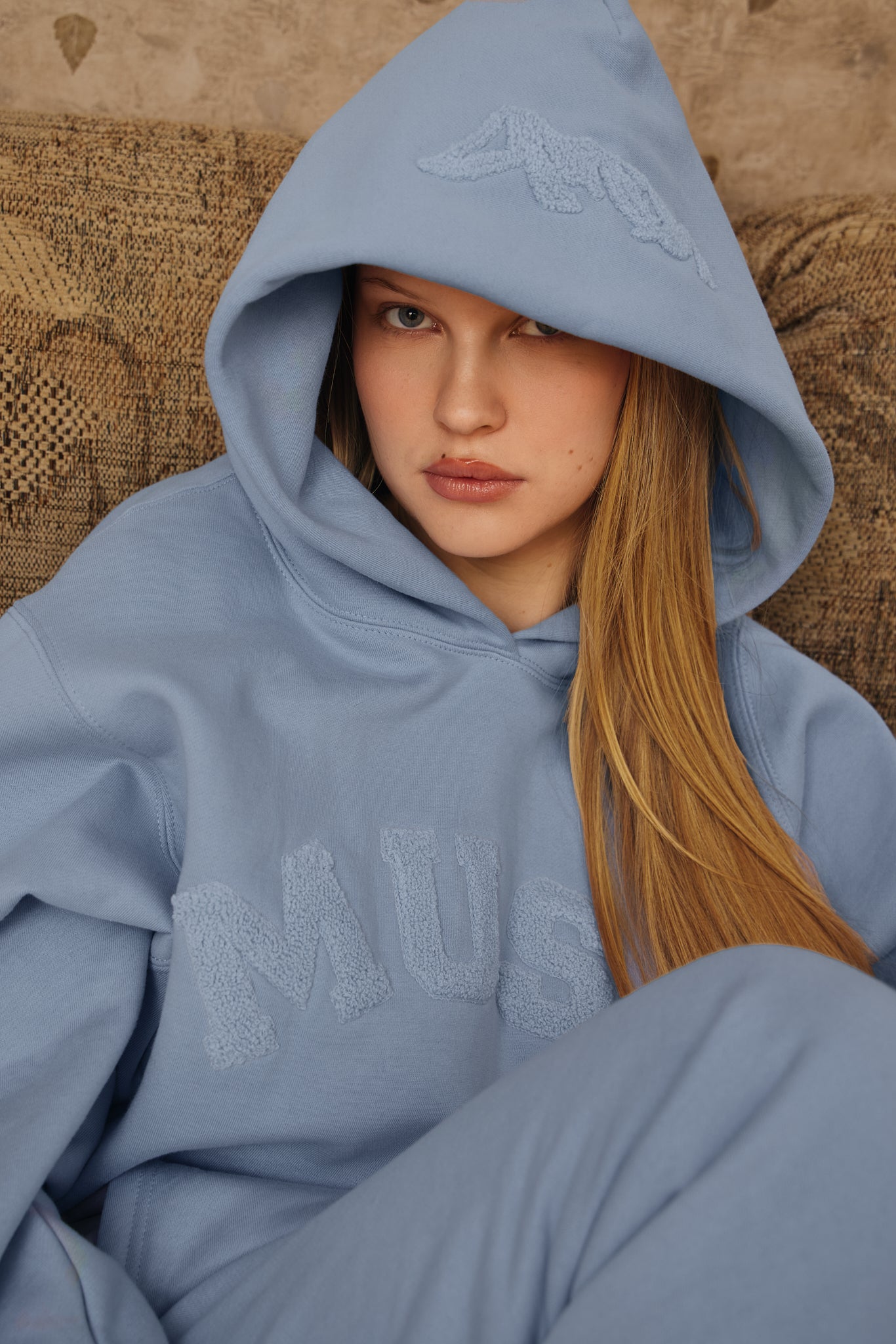 Heavyweight Chenille Hoodie - Blizzard