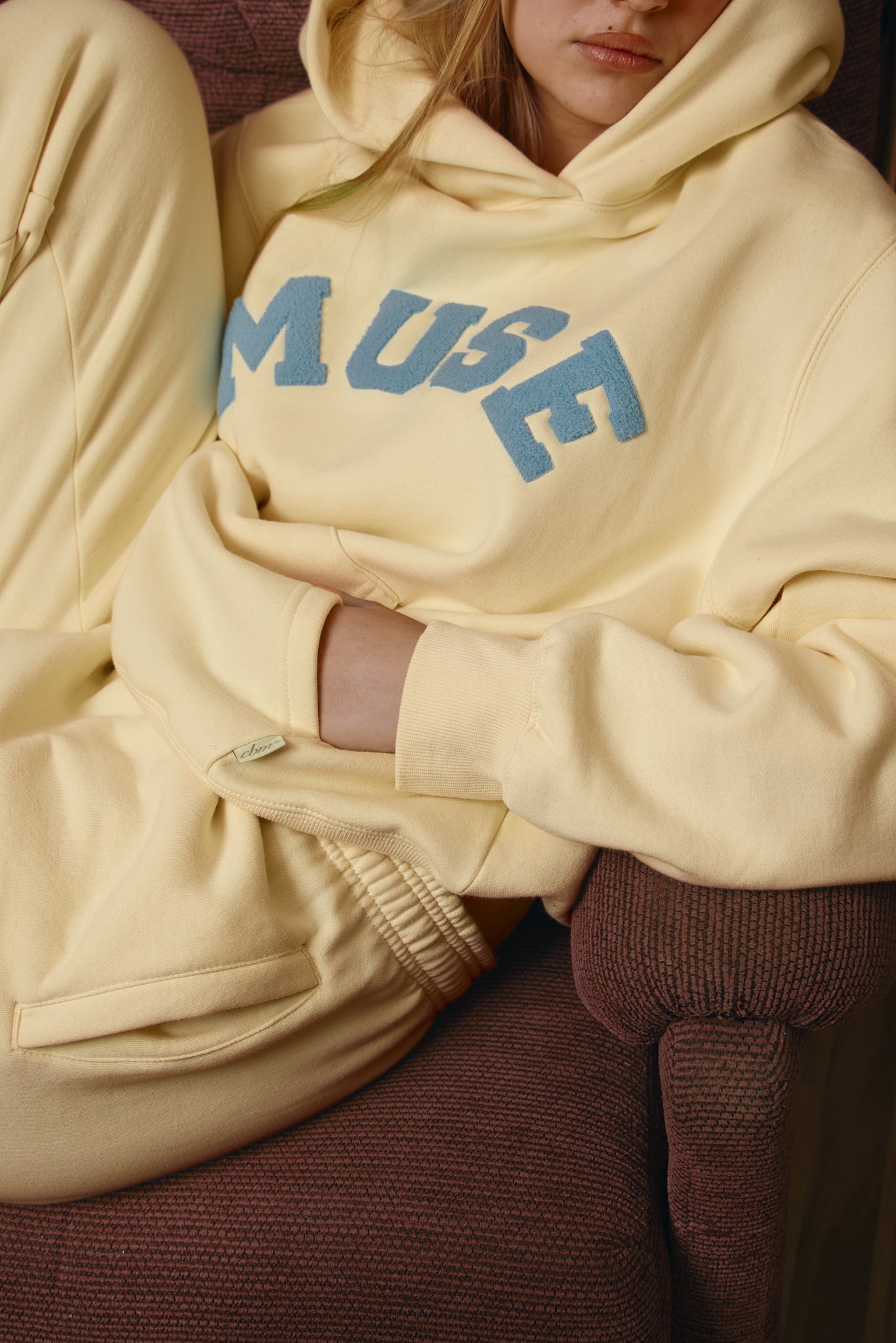 Heavyweight Chenille Hoodie - Porcelain