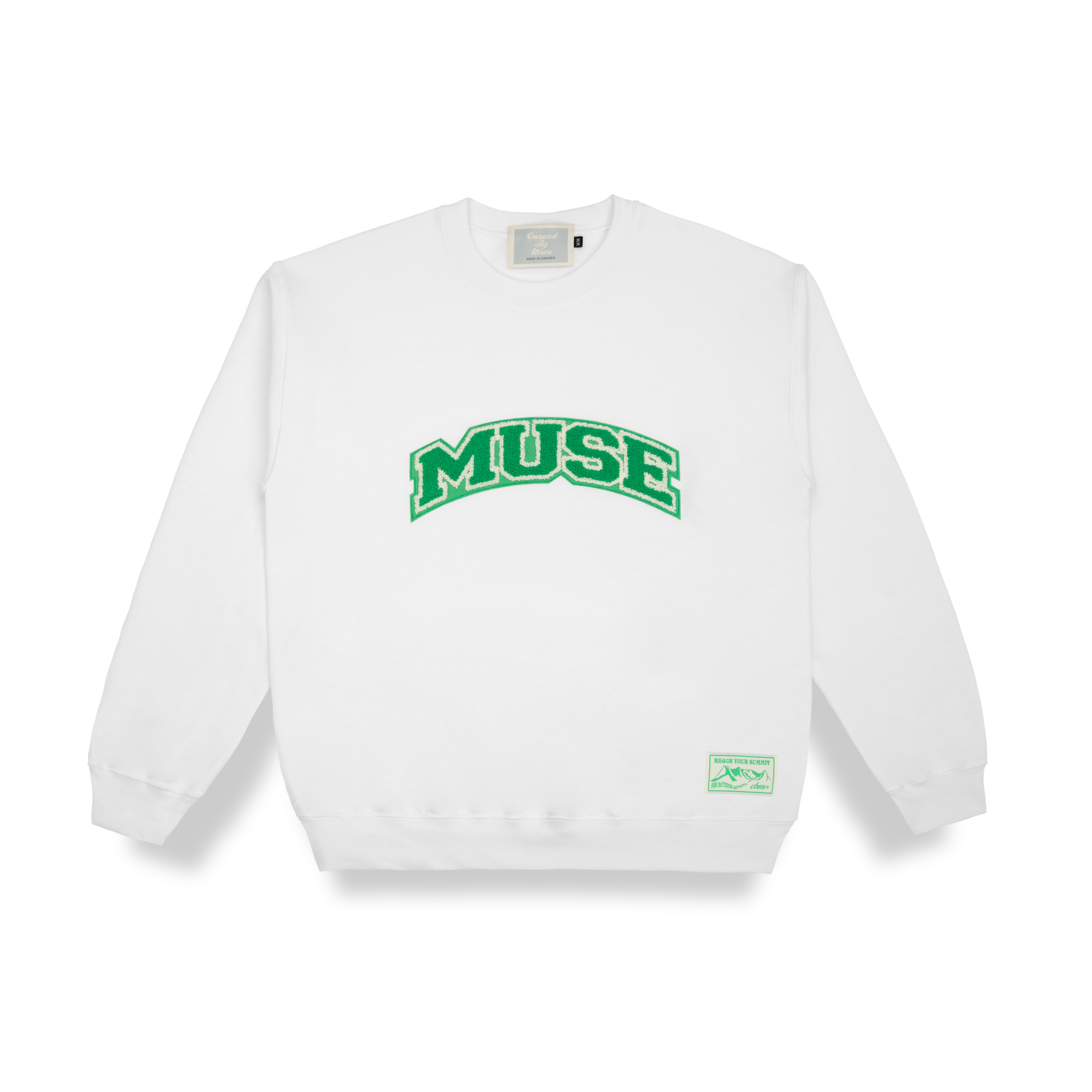 OG Chenille White Sweatshirt - Irish