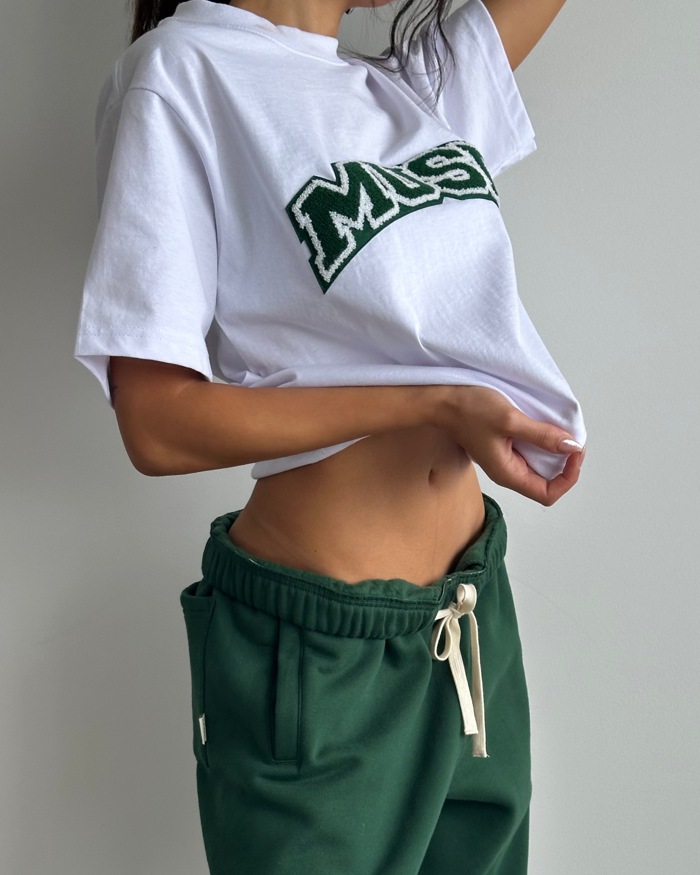 Cotton Chenille T-shirt - Courtside