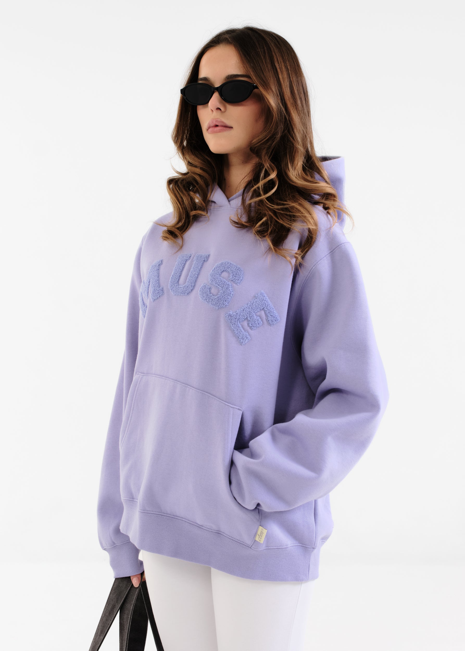 Heavyweight Chenille Hoodie - French Lilac