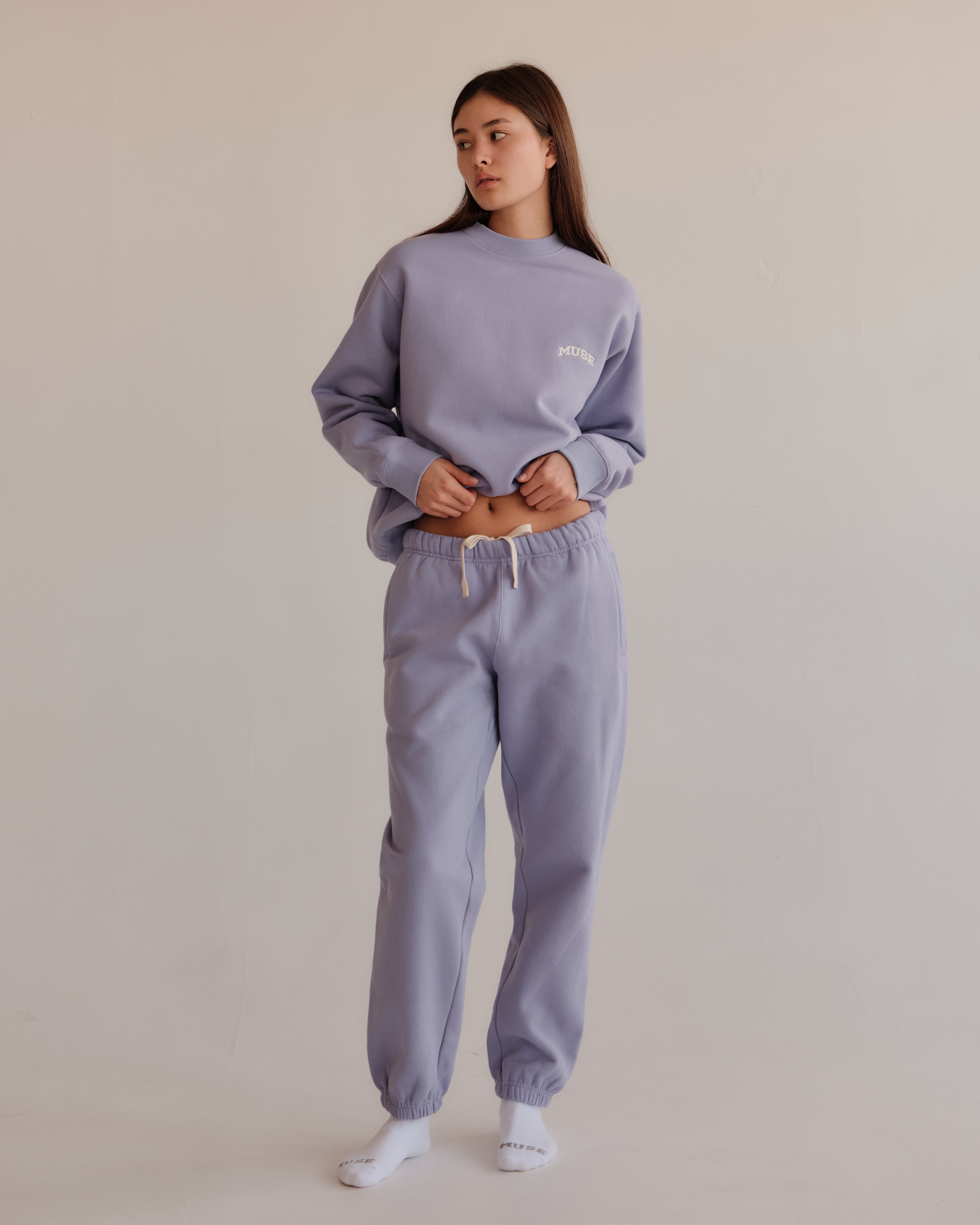 Heavyweight Joggers - French Lilac