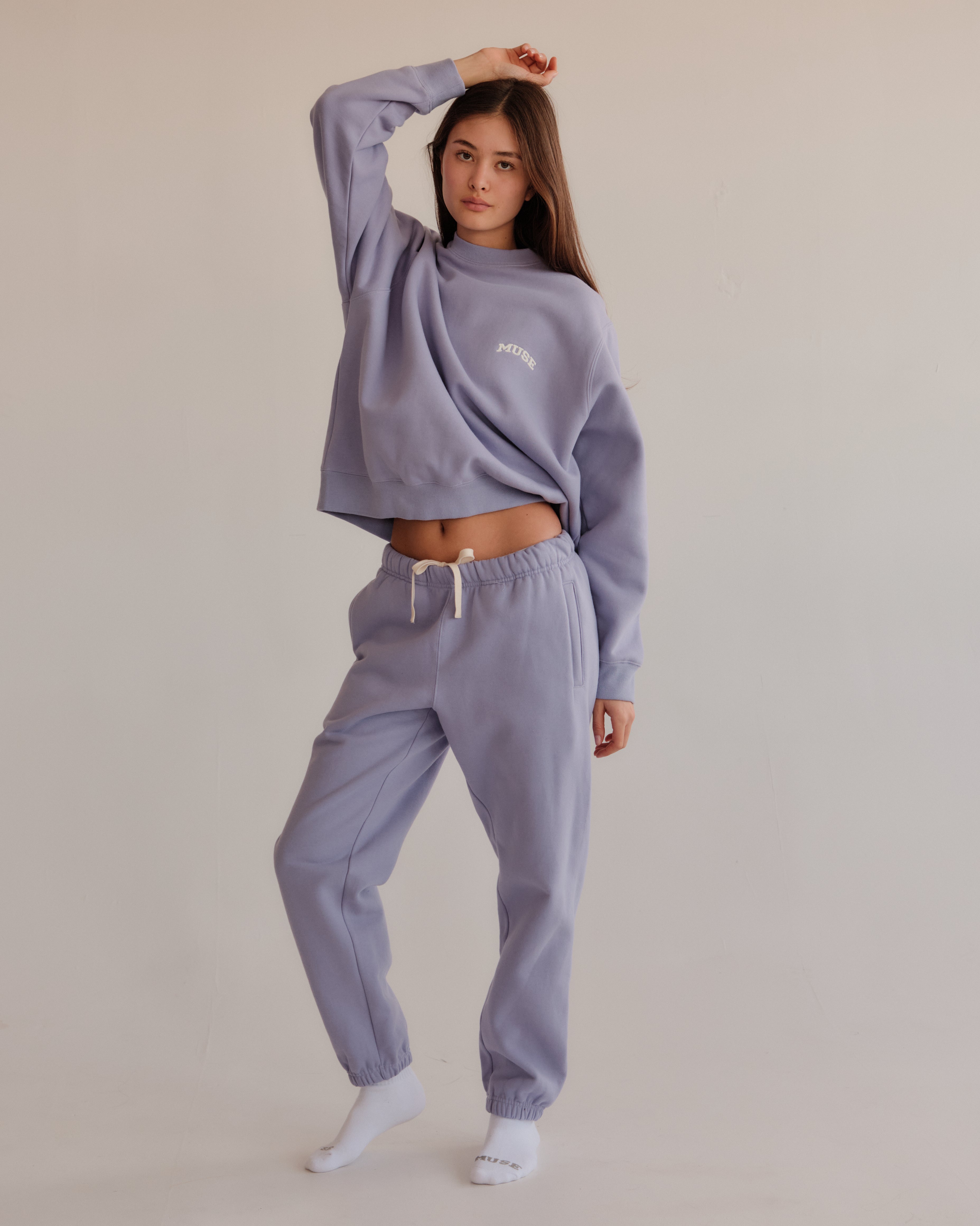 Heavyweight Joggers - French Lilac