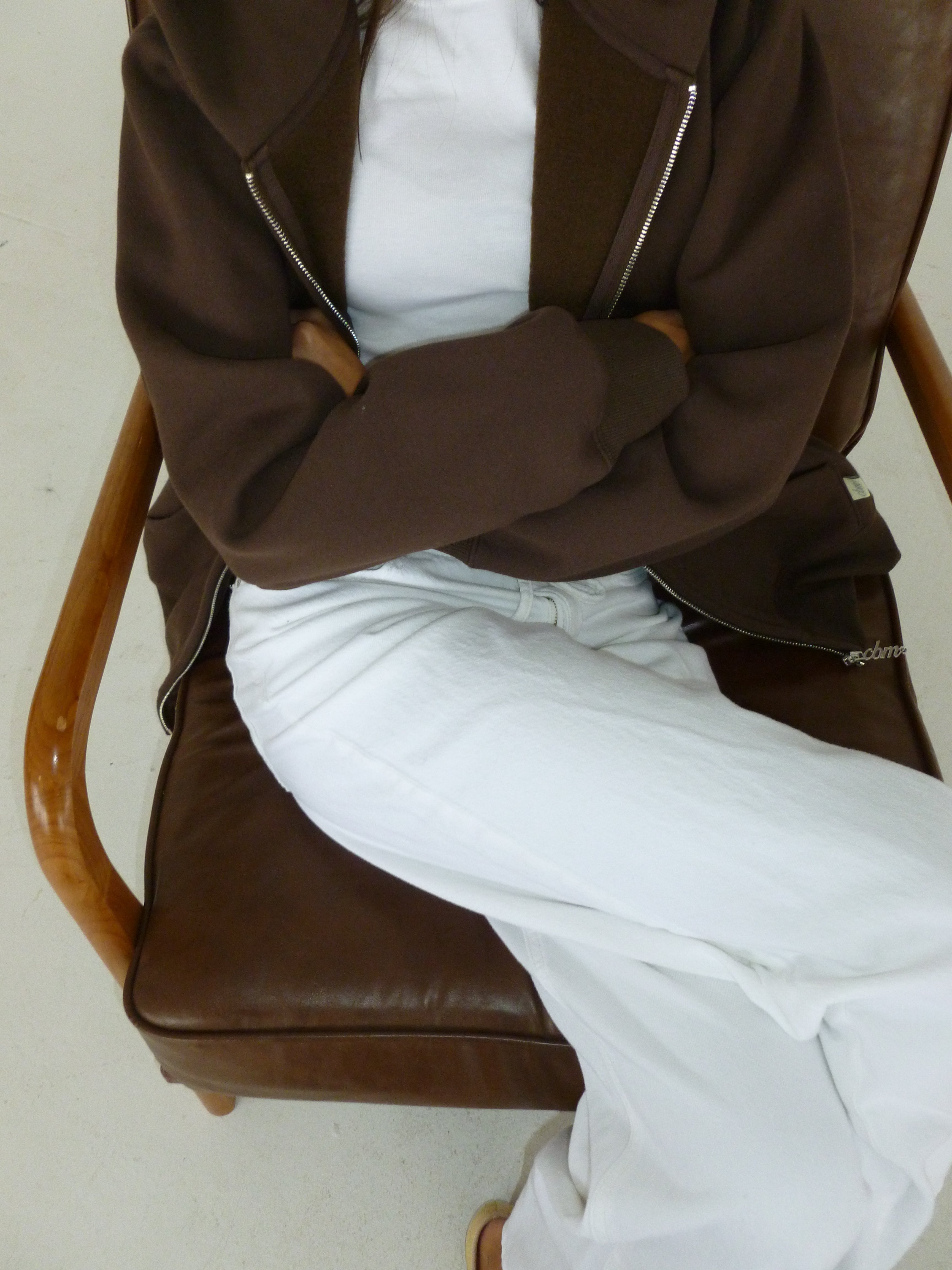 Heavyweight Zip Up - Chocolate