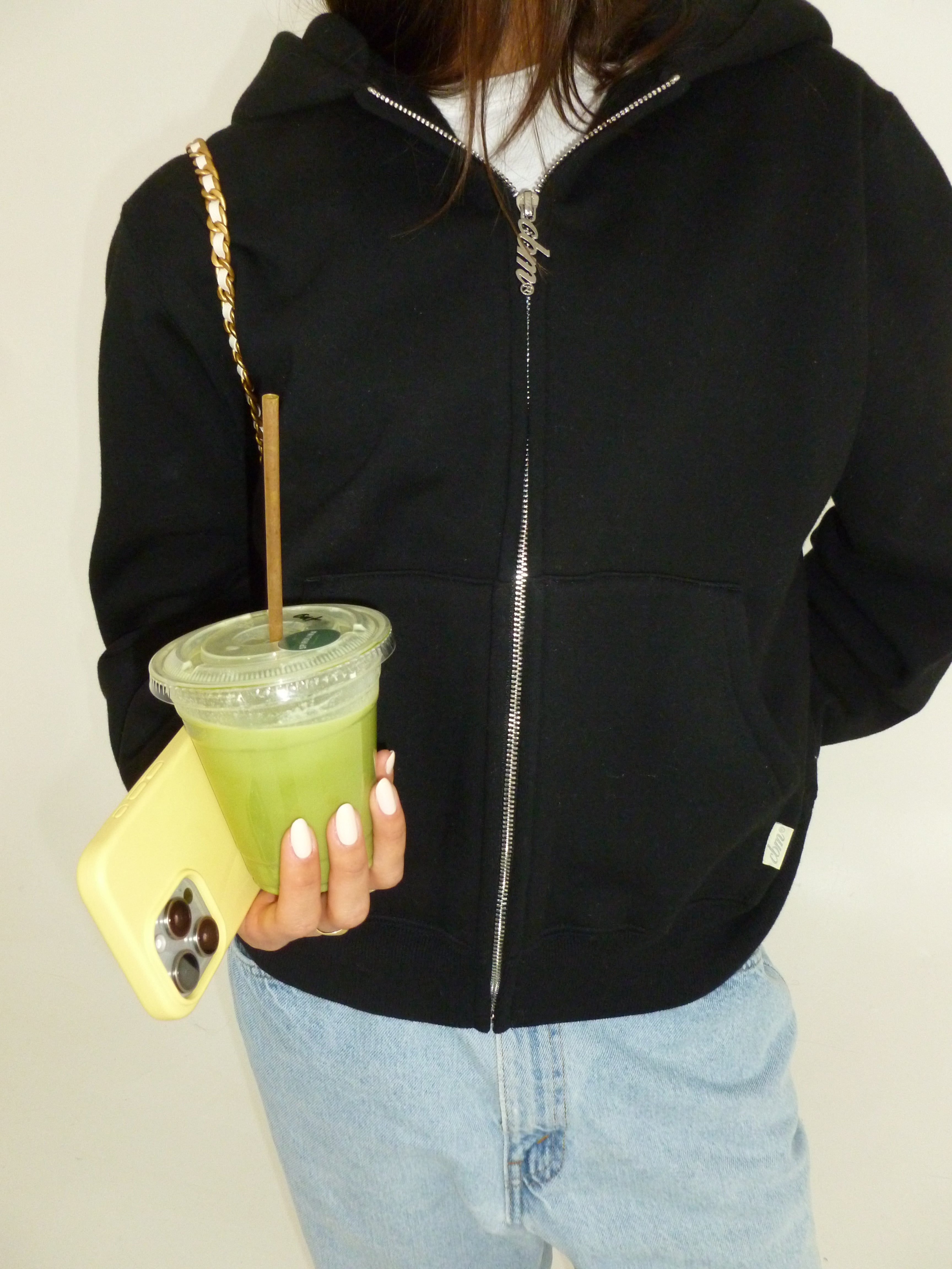 Heavyweight Zip Up - Black