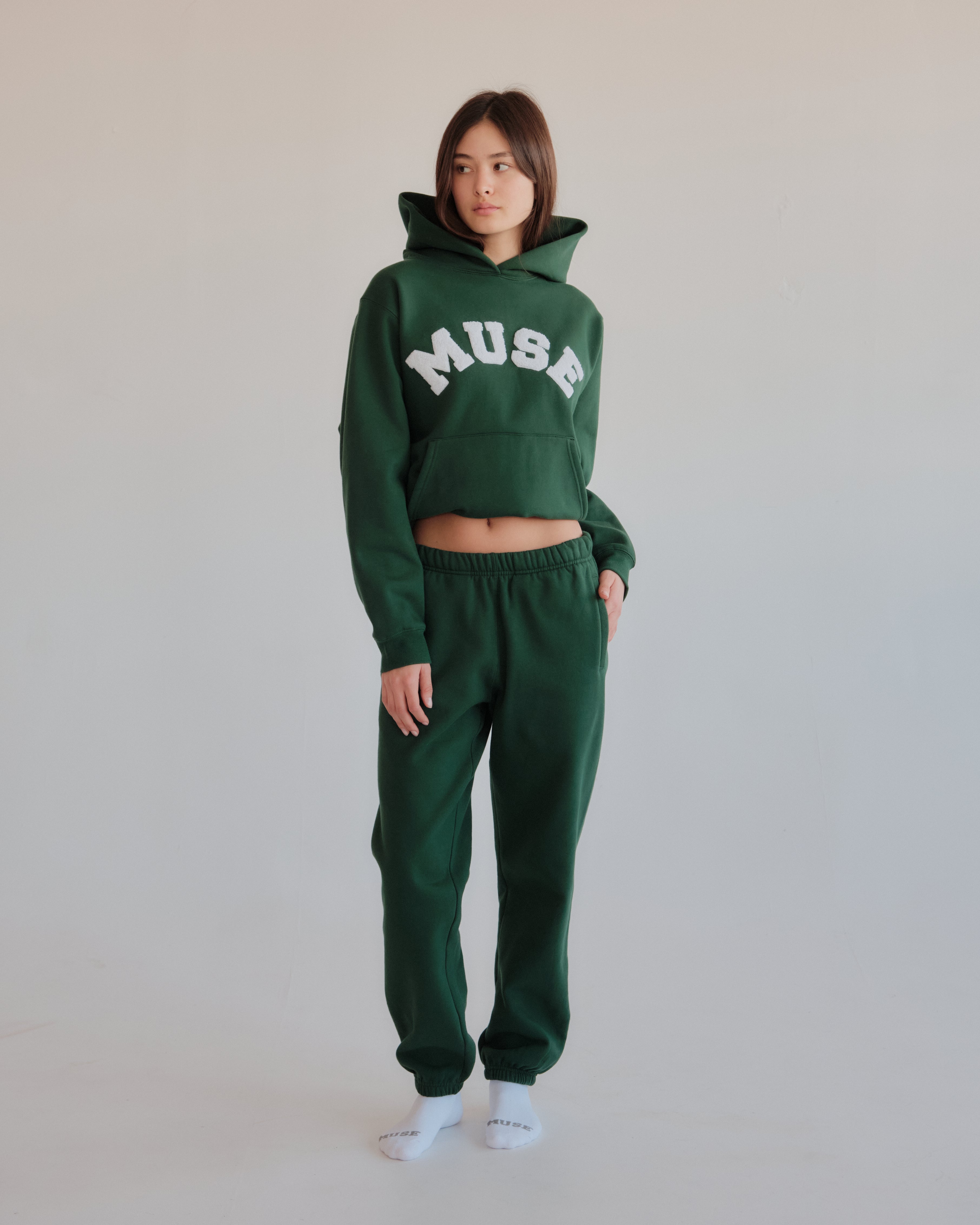 Heavyweight Joggers - Green Pine
