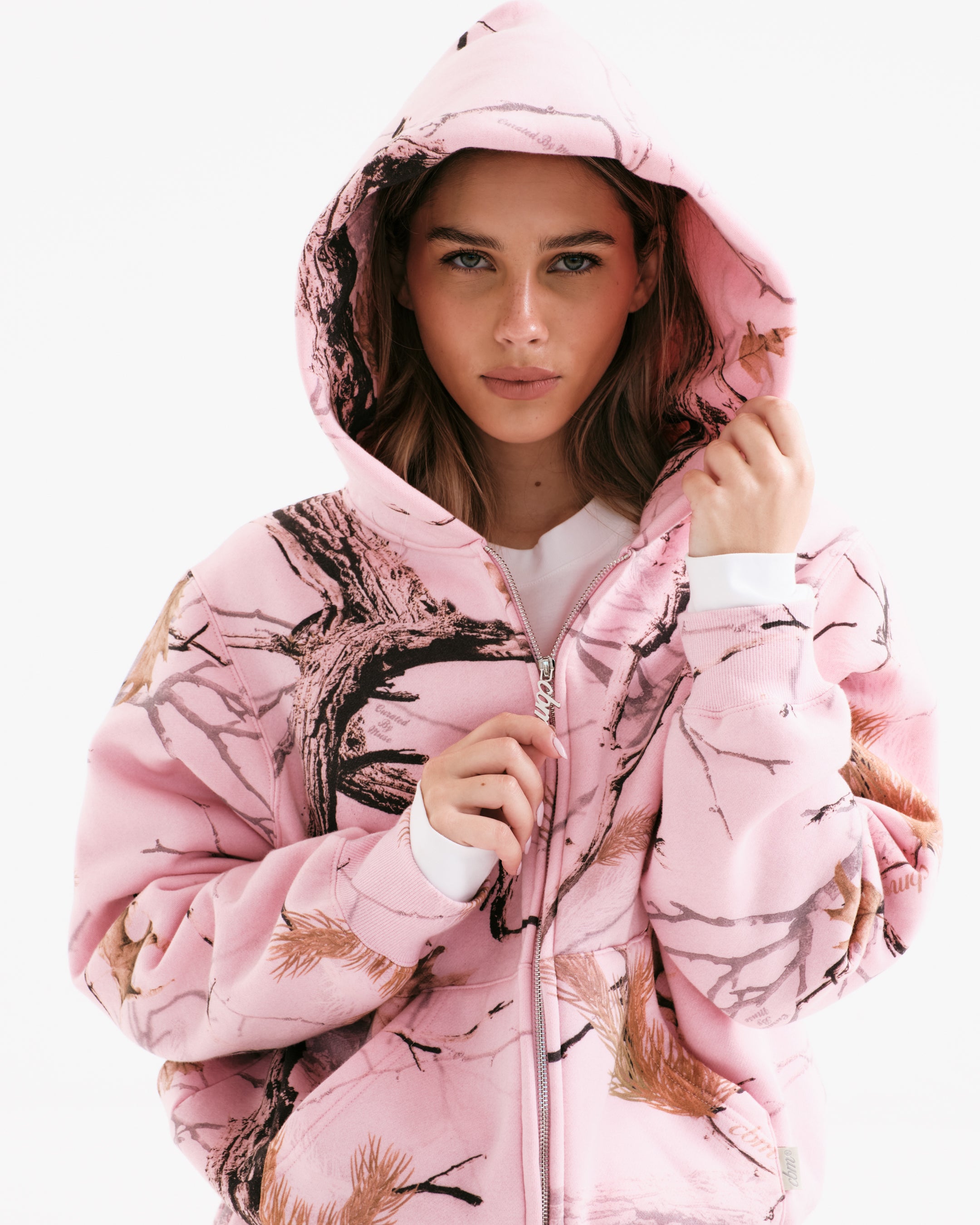 Heavyweight Camo Zip Up Set - Mirage
