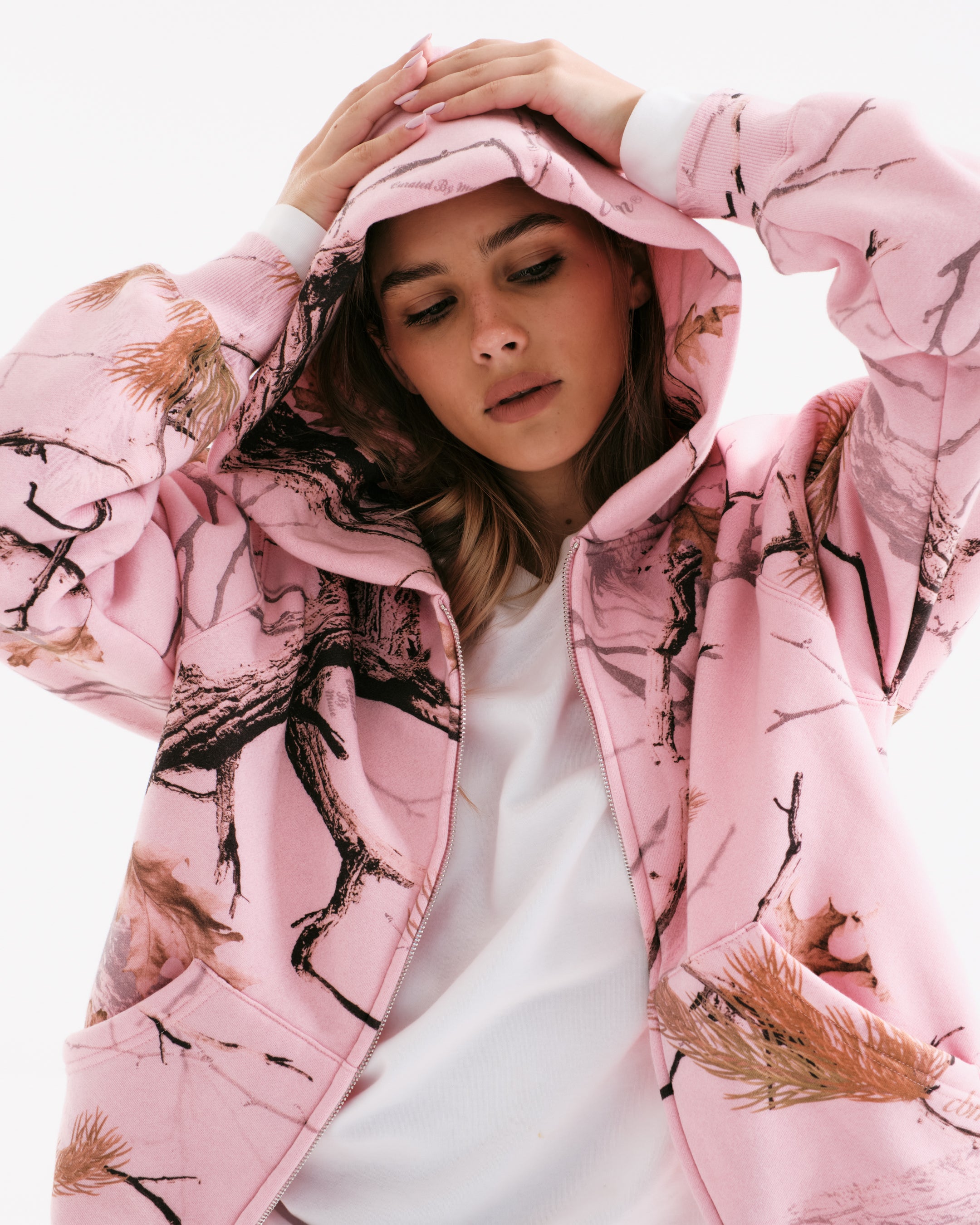 Heavyweight Camo Zip Up Set - Mirage