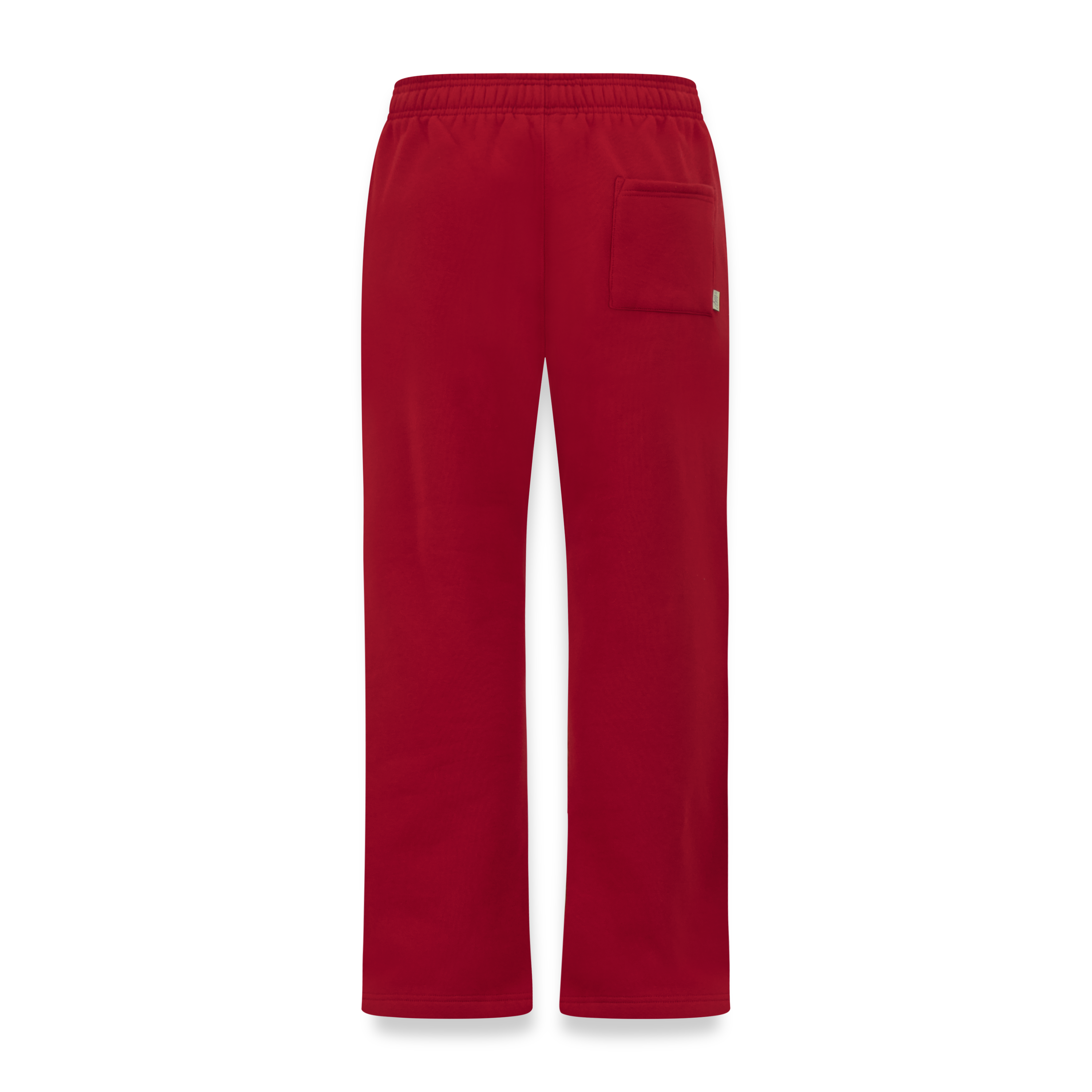 Heavyweight Chenille Straight Joggers - Cherry