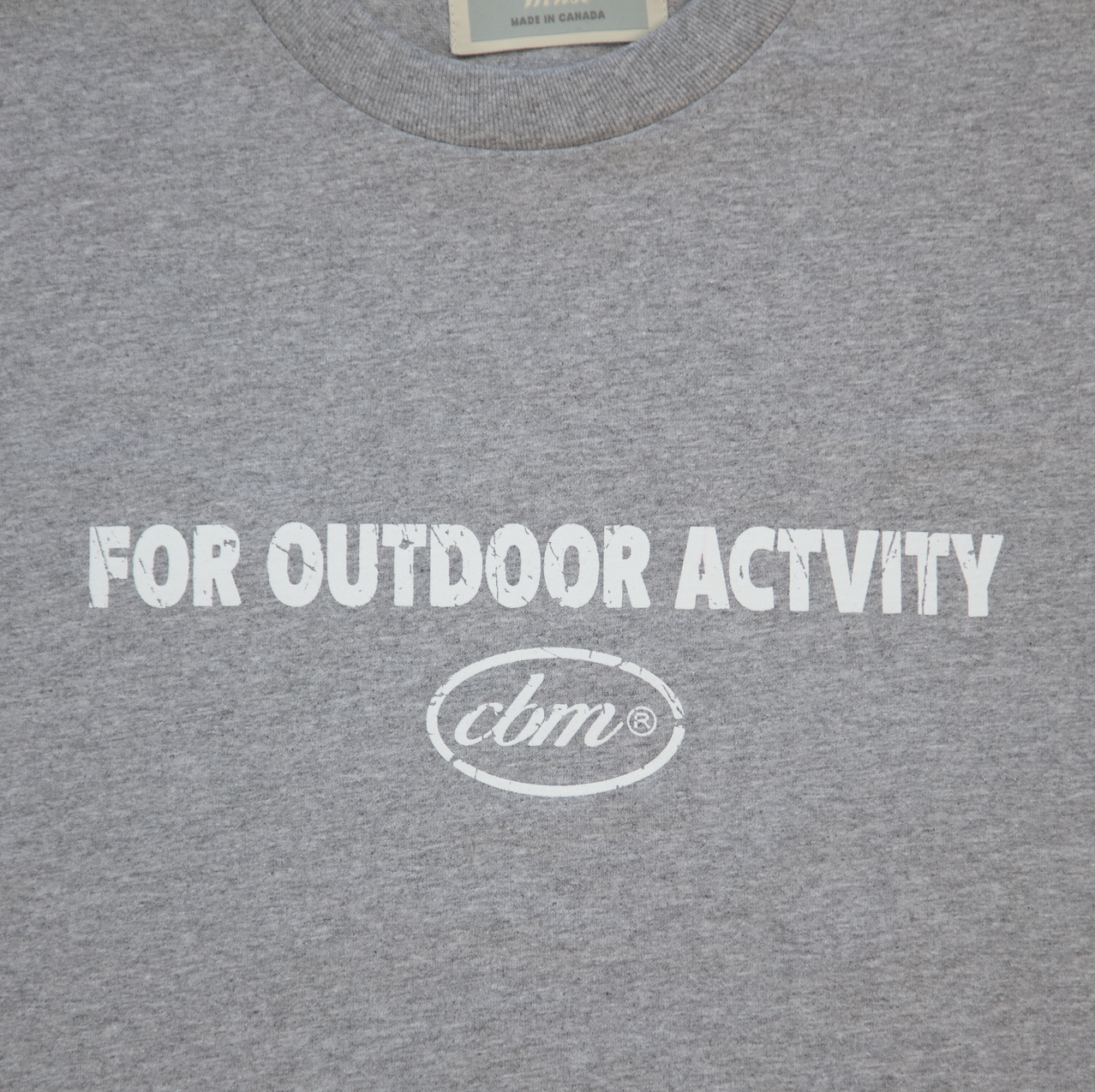 JMC x CBM T-shirt - Heather Grey