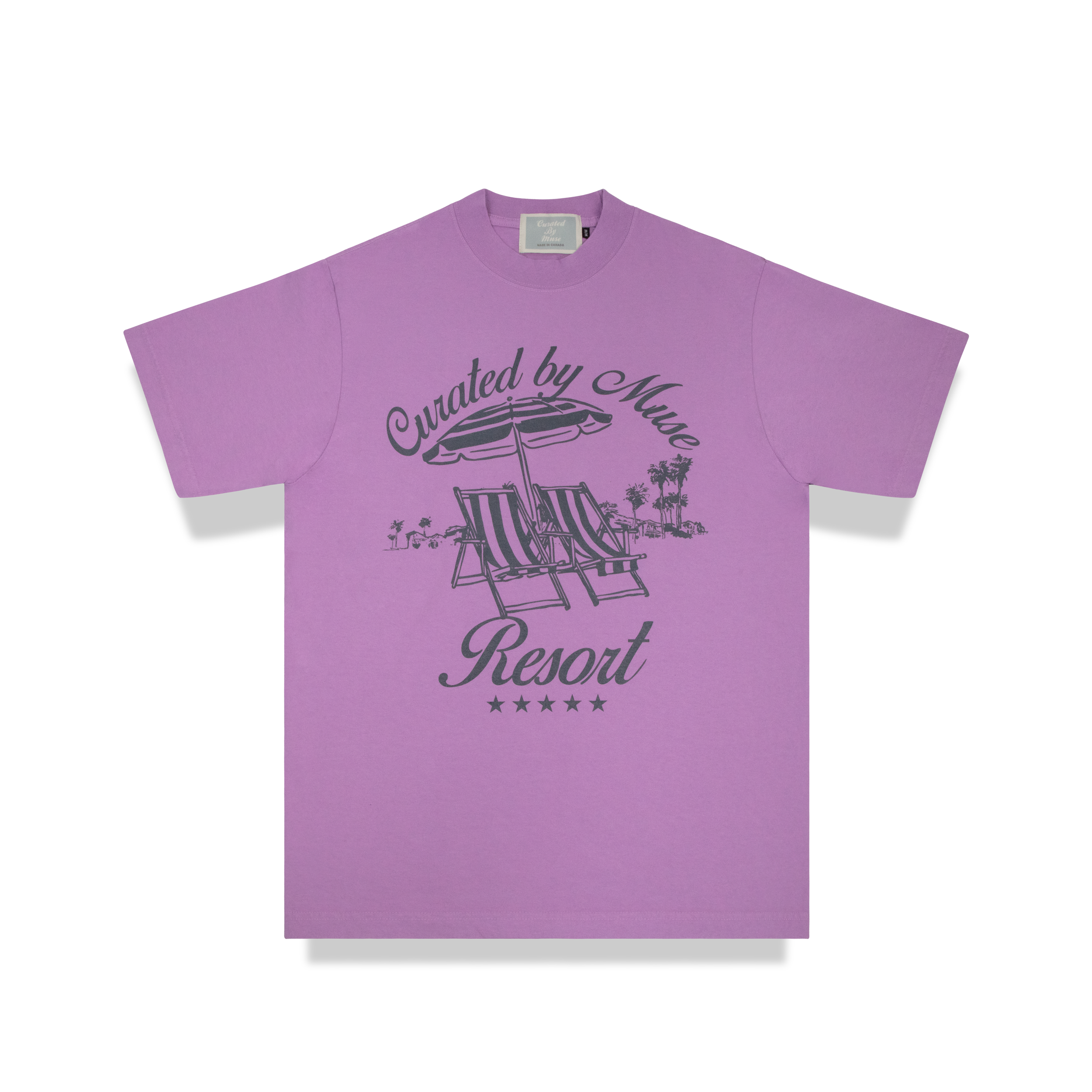 Resort T-shirt - Violet hour