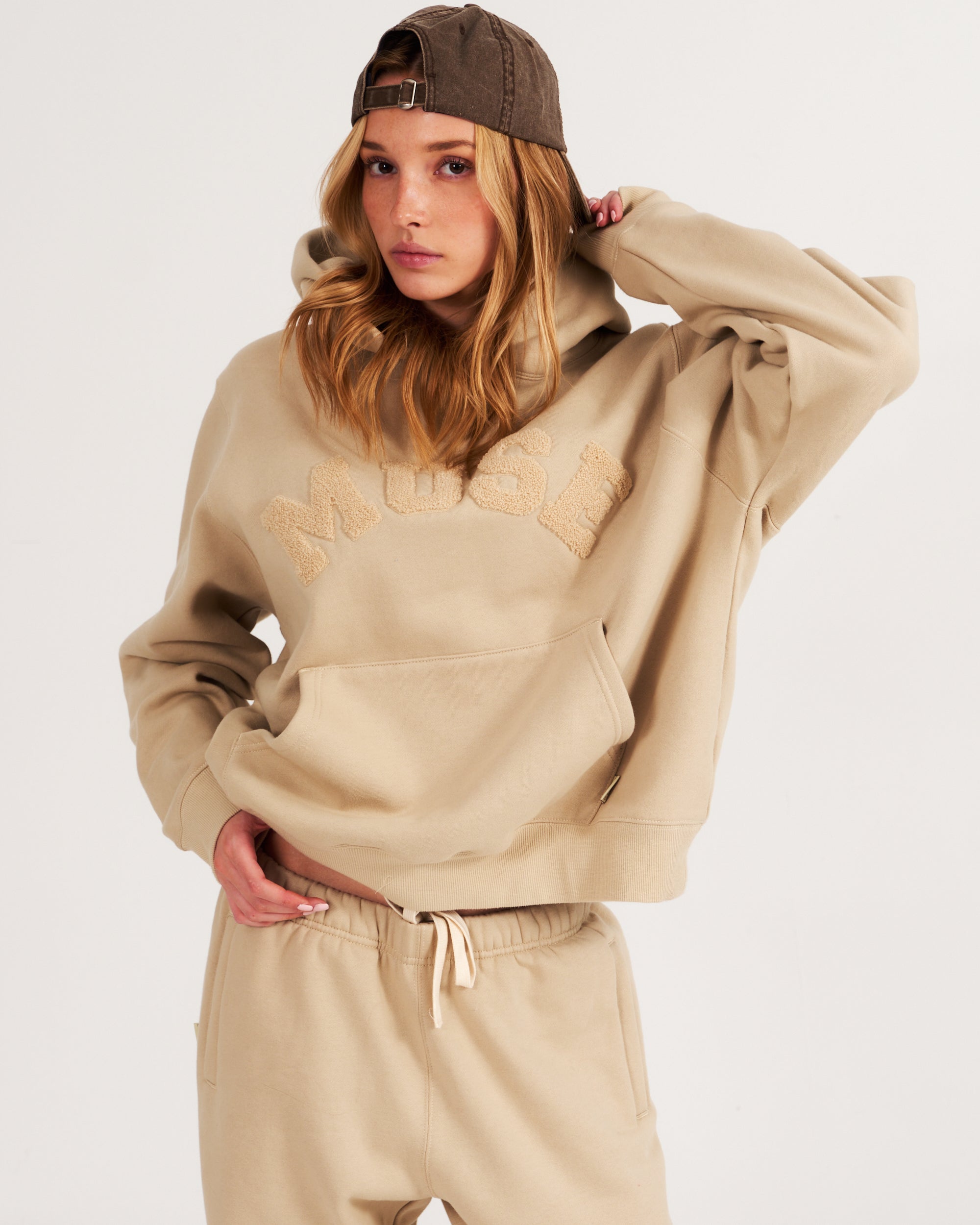 Heavyweight Chenille Hoodie - Wheat