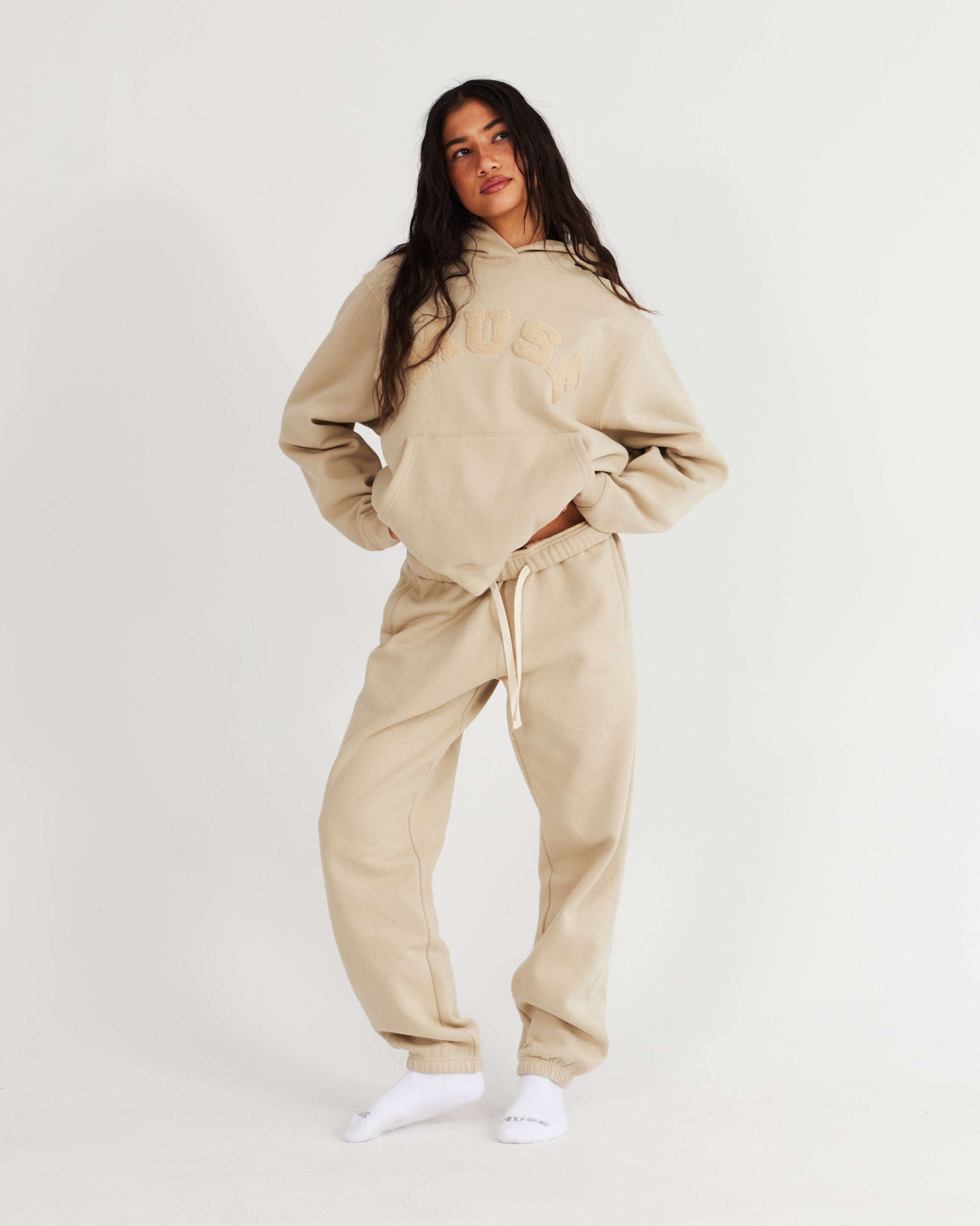 Heavyweight Joggers - Wheat