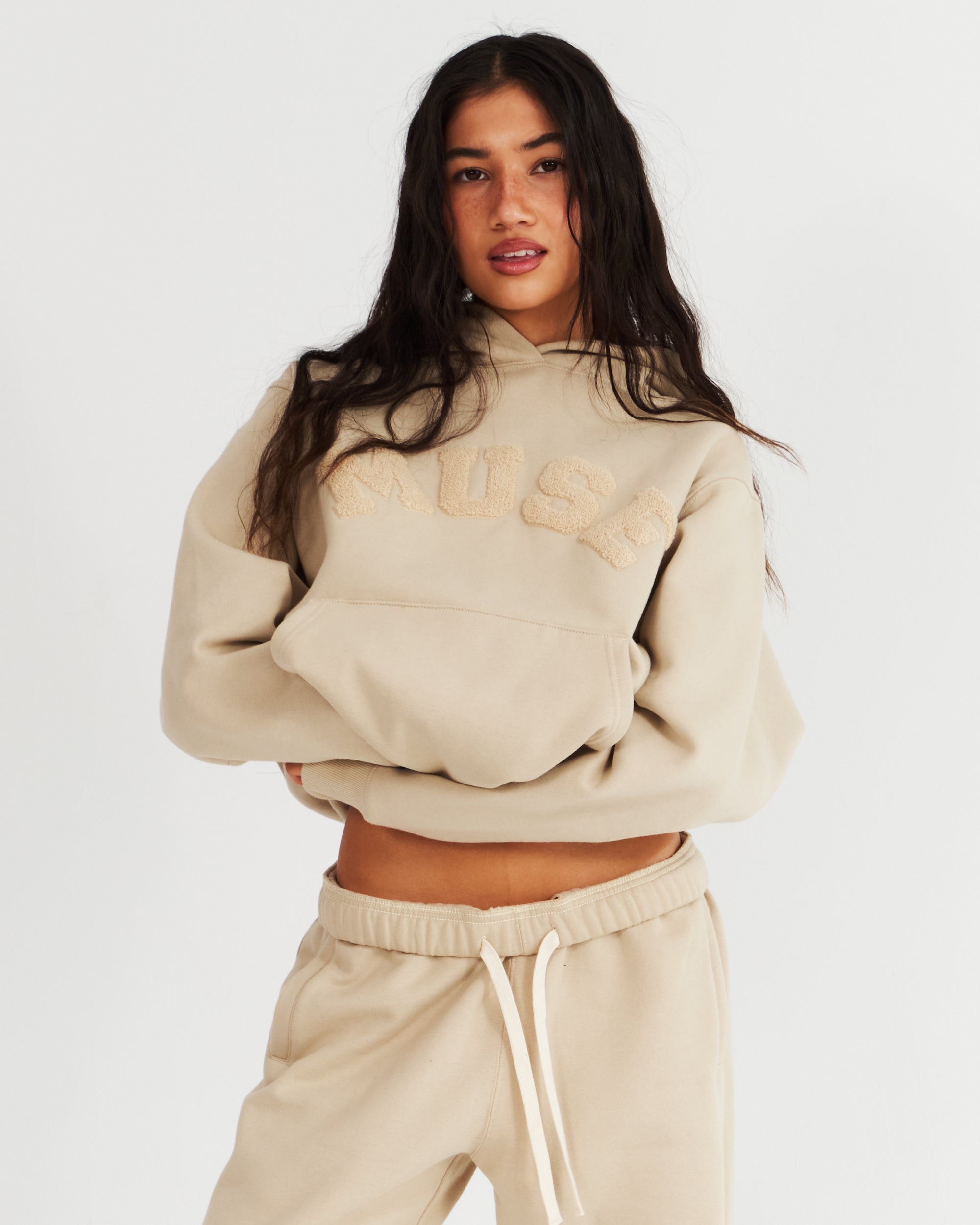 Heavyweight Chenille Hoodie - Wheat