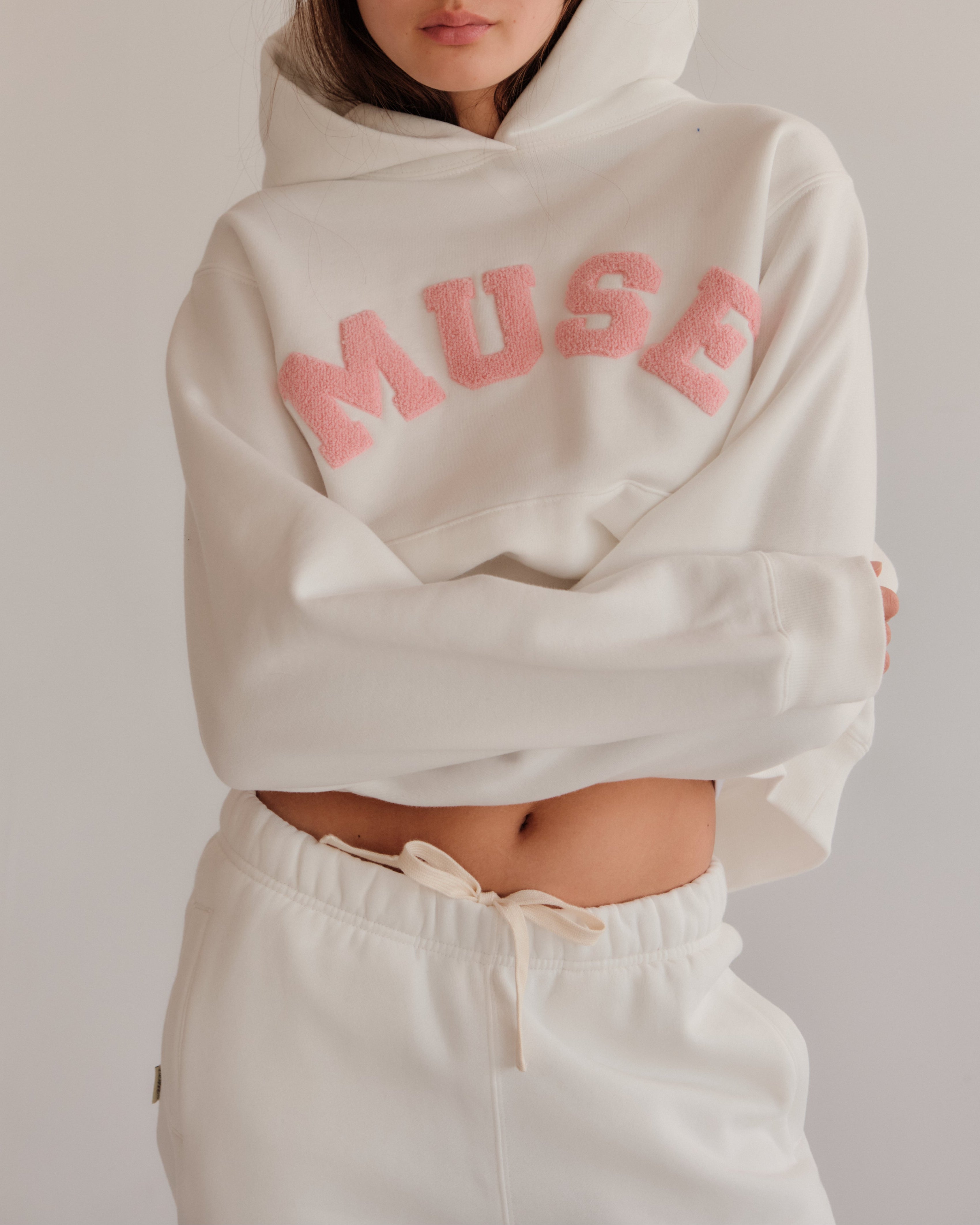 Heavyweight Joggers - White Lily