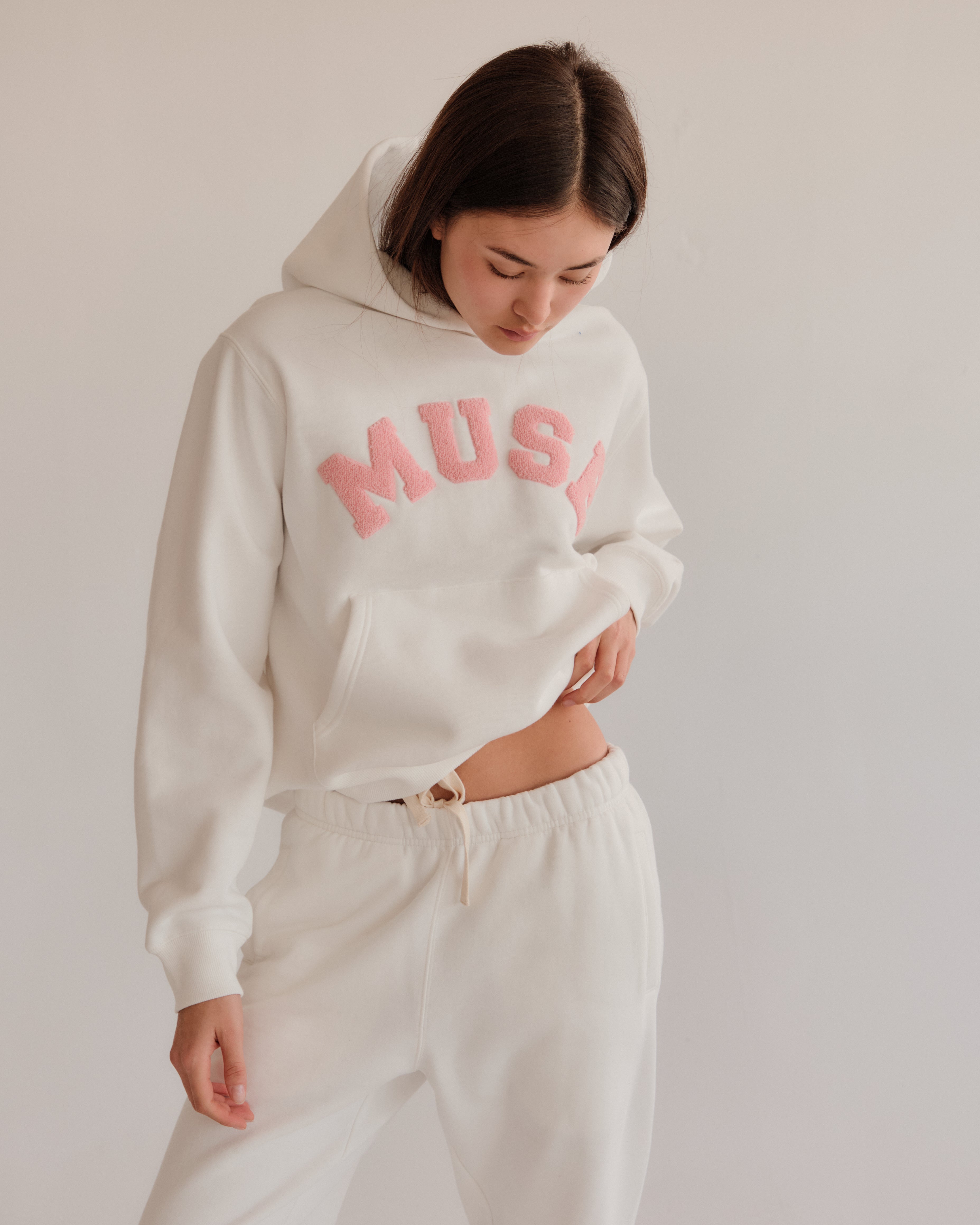 Heavyweight Joggers - White Lily