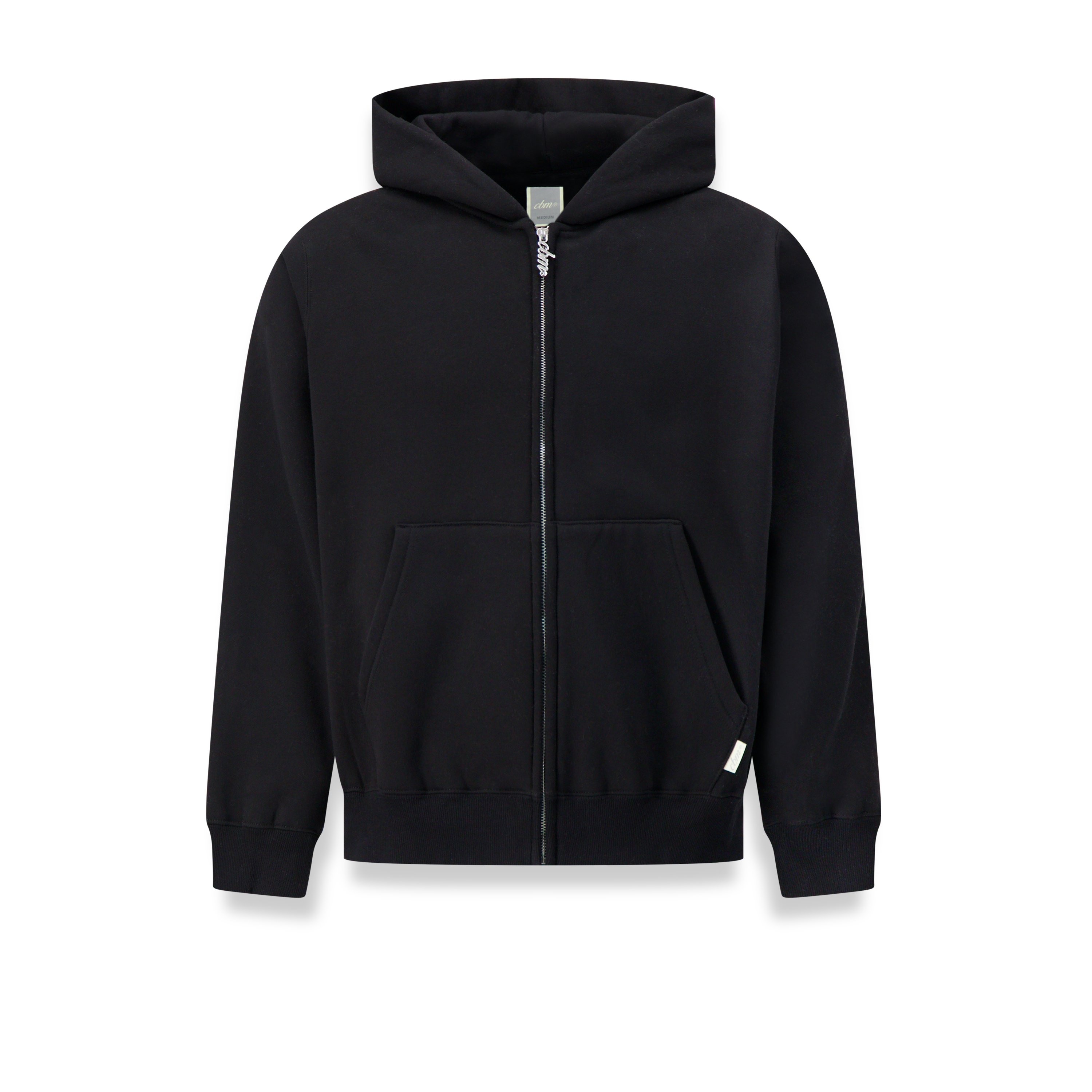 Heavyweight Zip Up - Black