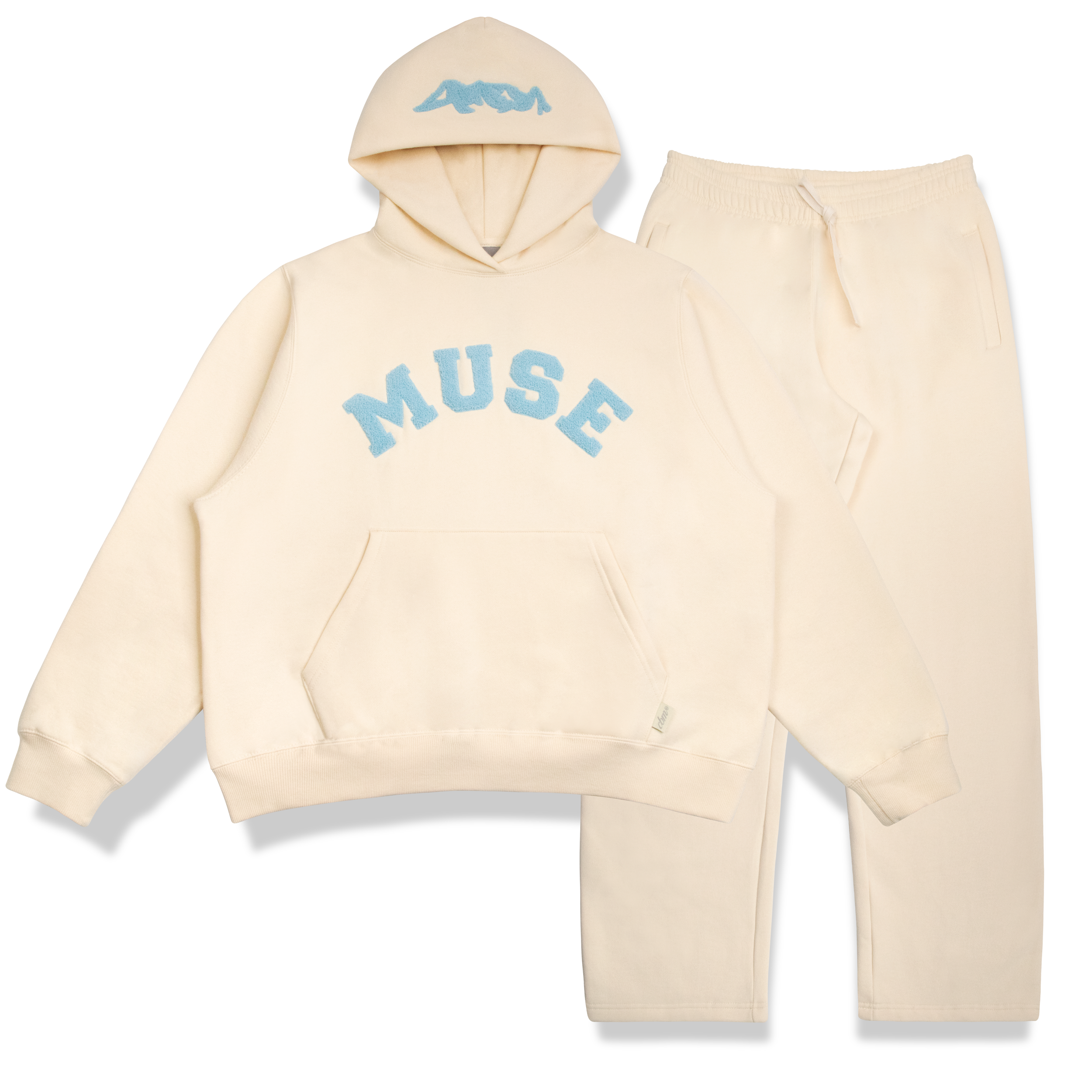 Heavyweight Chenille Hoodie Bundle - Porcelain