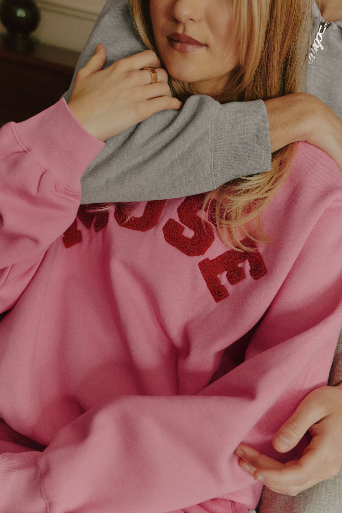 Heavyweight Chenille Sweatshirt - Blush