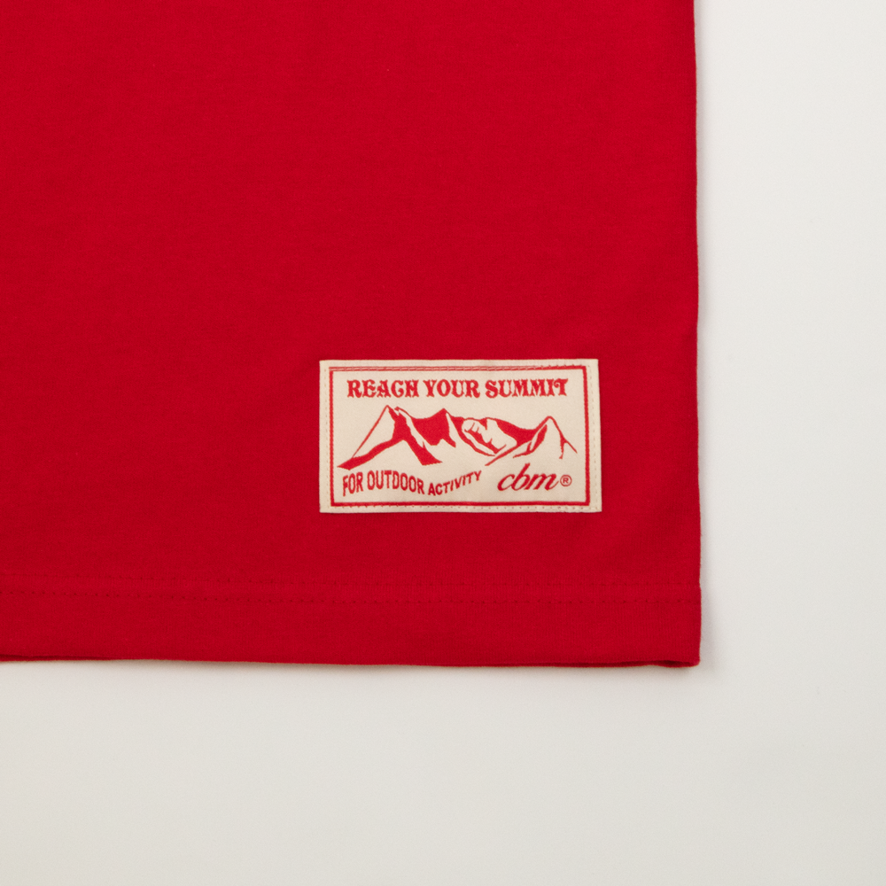 Cotton Chenille T-shirt - Cherry