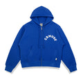 Waffle Zip Up - Blueberry