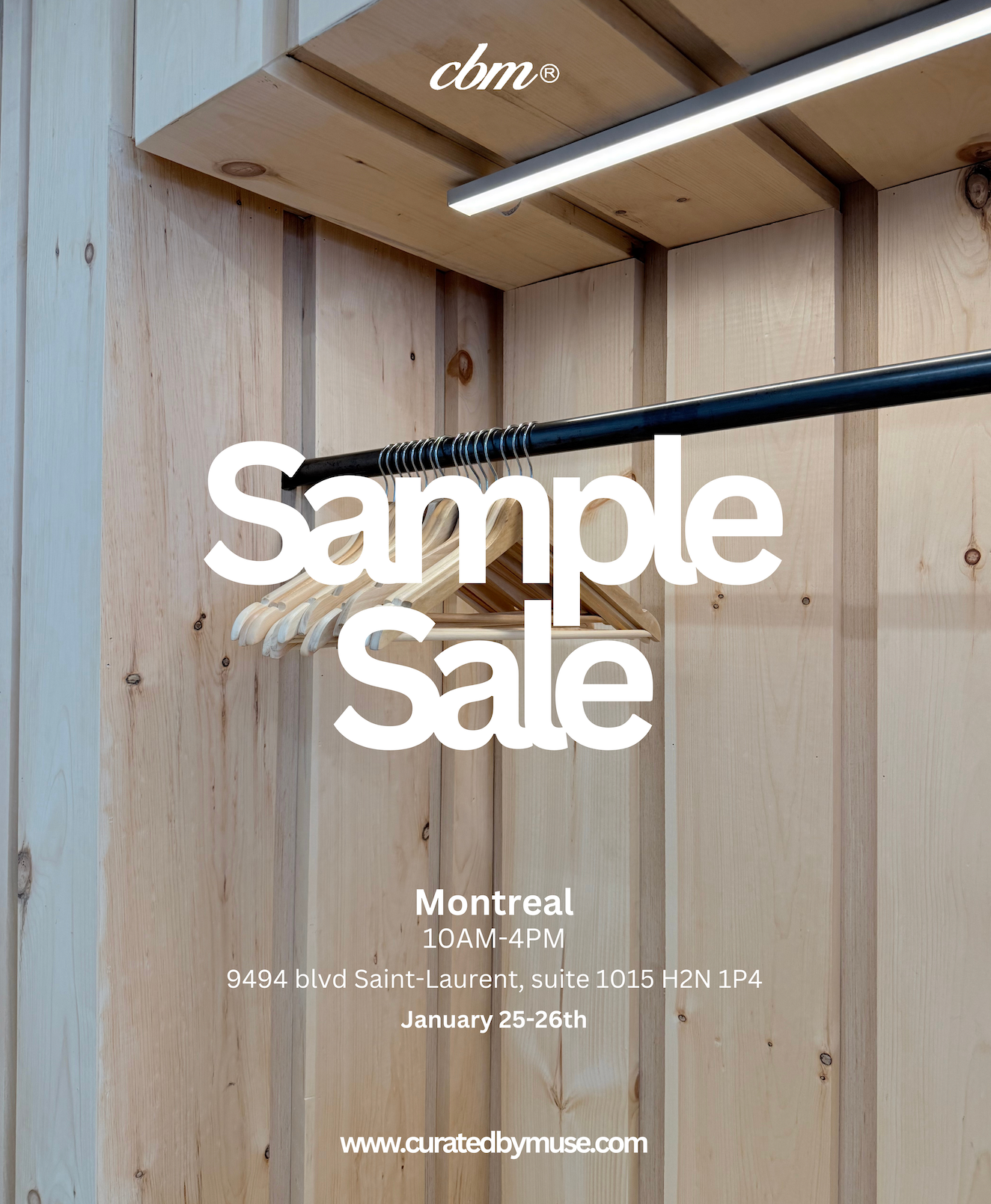 Curated By Muse’s First-Ever Sample Sale This Weekend!