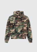 French Terry Zip Up Hoodie - Woodland Camo