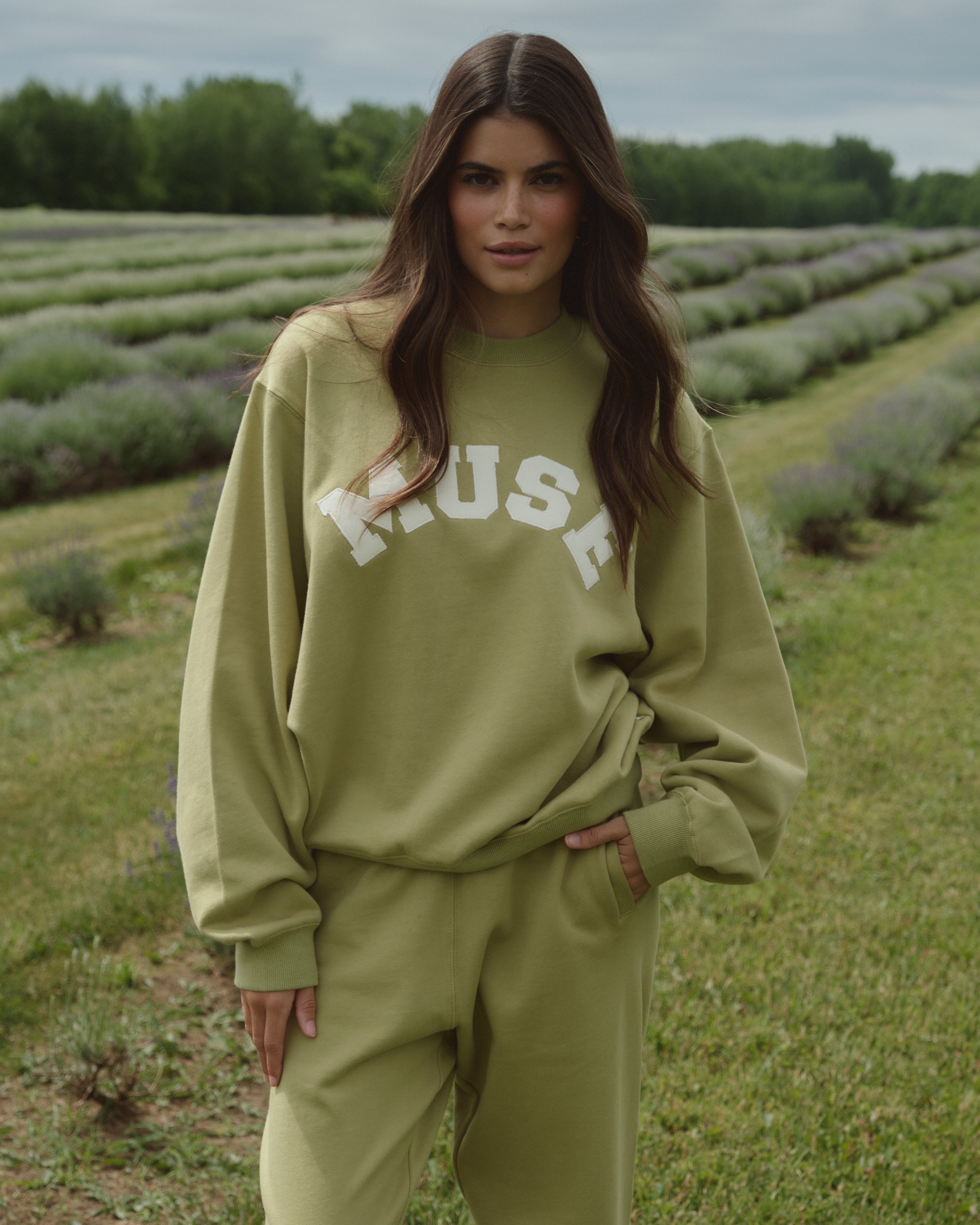 French Terry Sweatshirt - Pistachio