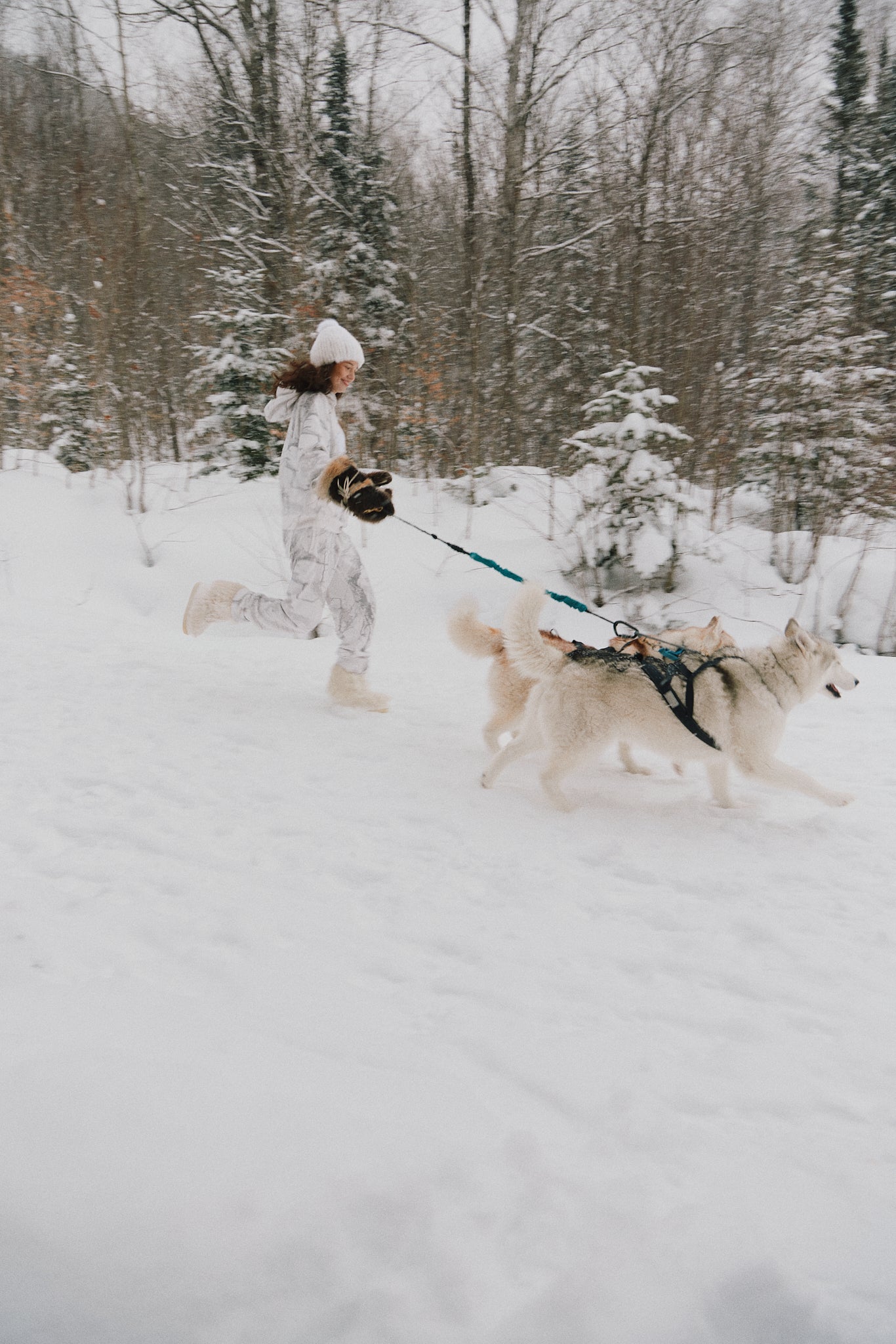 Heavyweight Camo Joggers - White Edition