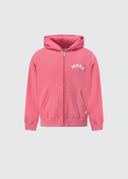 Heavyweight Chenille Zip Up - Blush