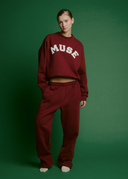 Heavyweight Chenille Sweatshirt - Wine