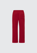 Heavyweight Chenille Straight Joggers - Cherry