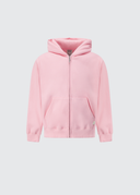 Heavyweight Zip Up - Baby Pink