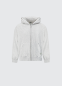 Heavyweight Zip Up - Ash Grey